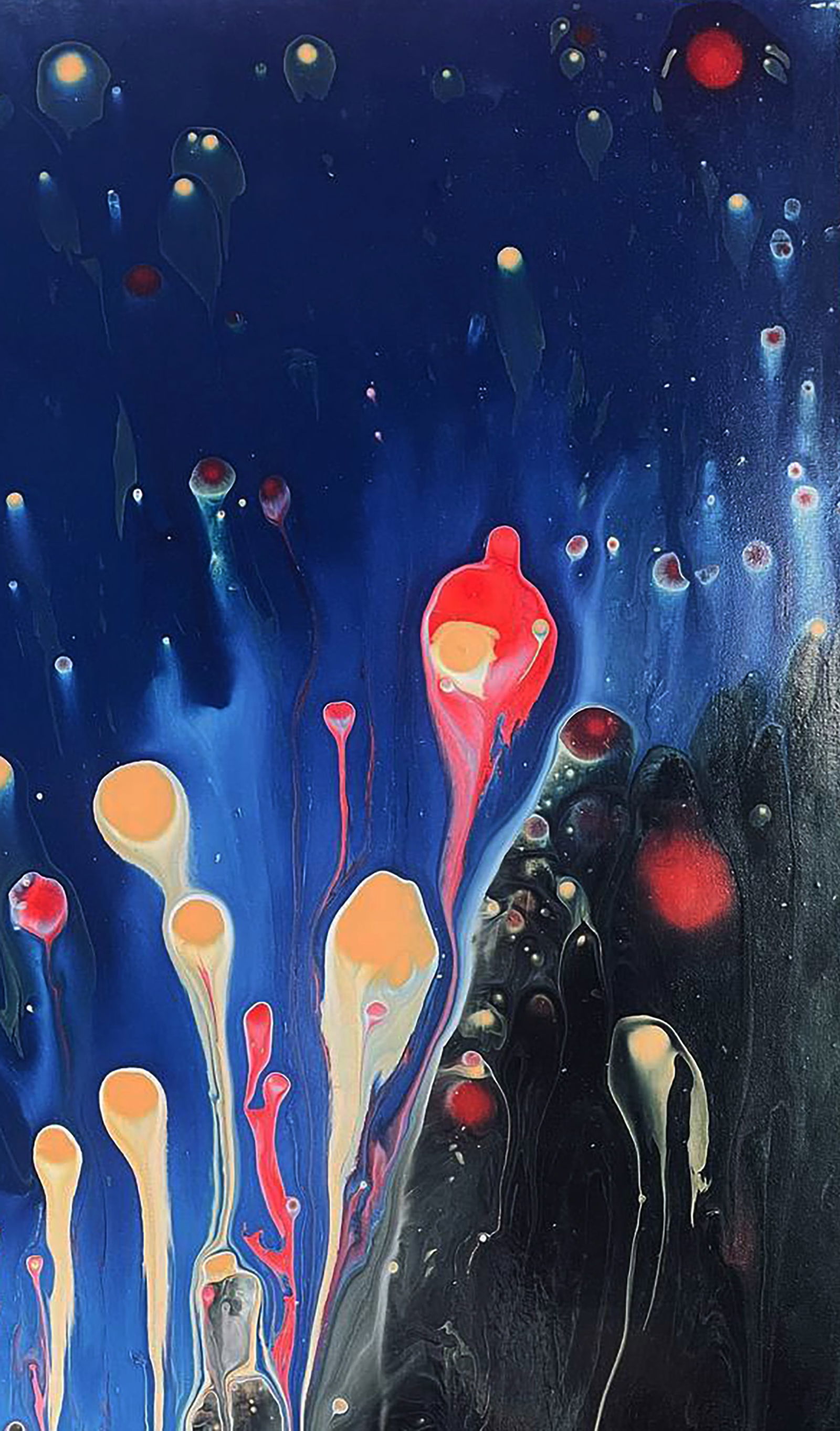 Acrylic painting Lanterns of Gratitude Irina Sitaylo - 3