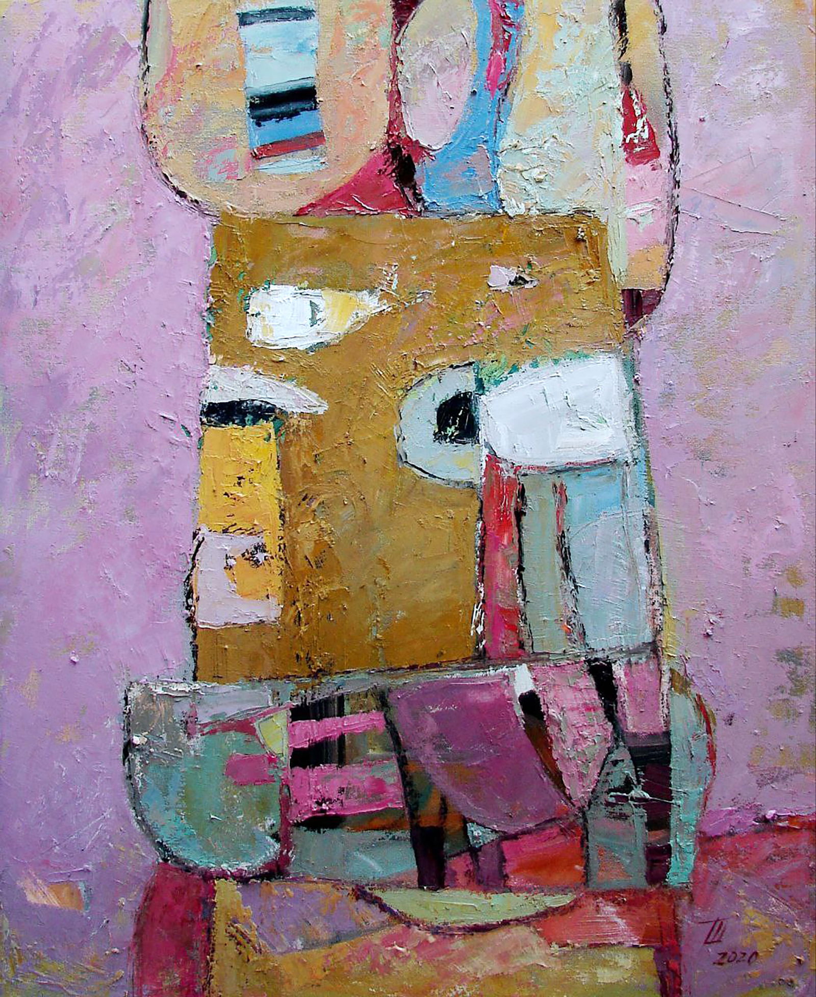 Oil painting Tower Tatyana Shulyak (1 of 5)