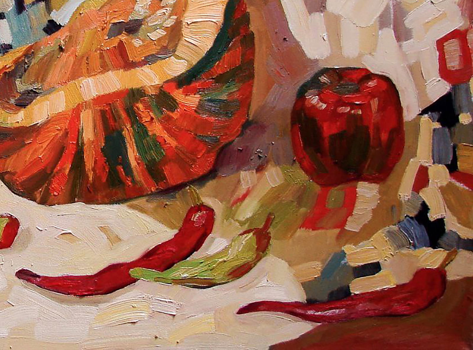 Oil painting Big pumpkin Tatyana Shulyak - 5