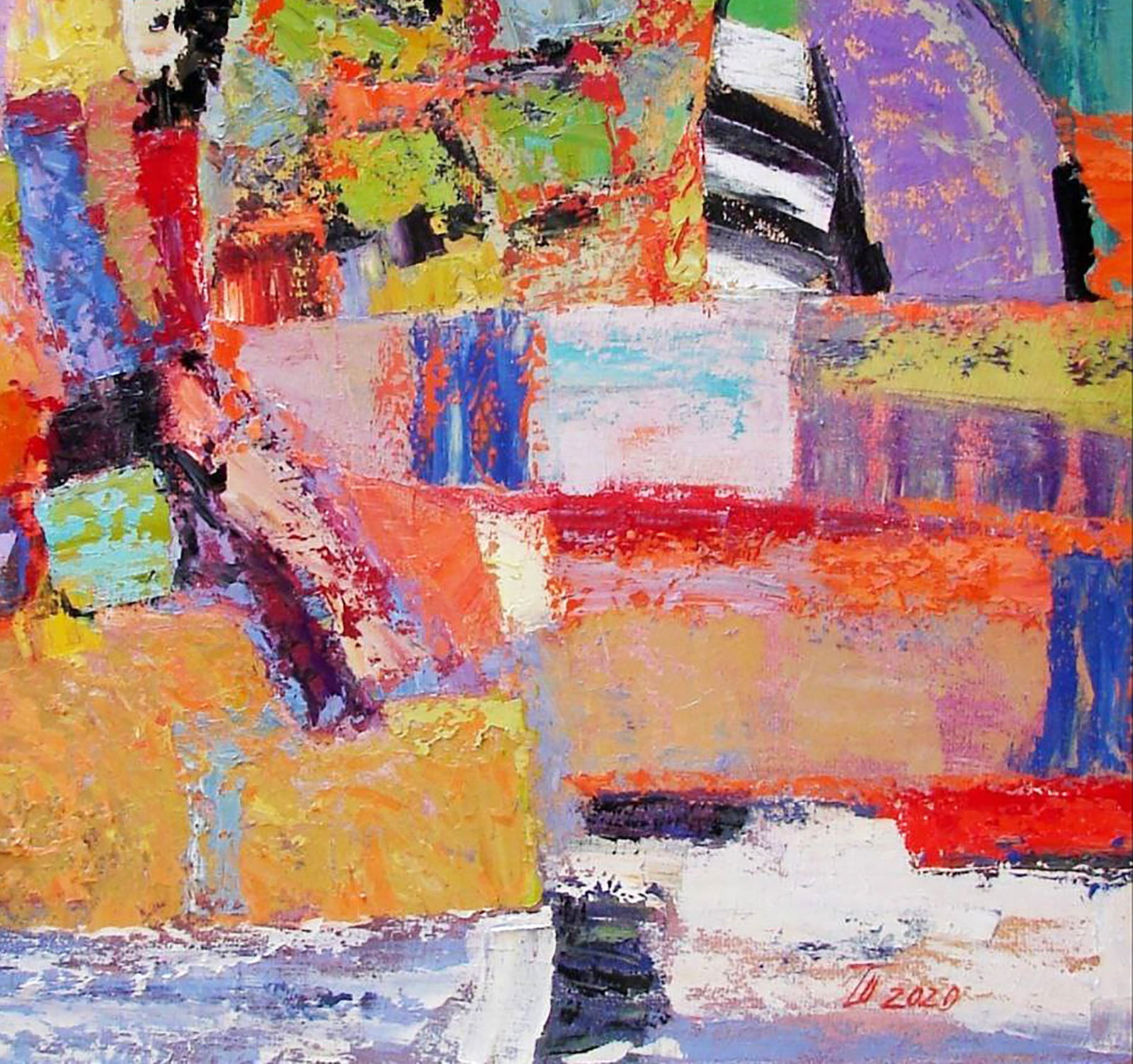 Oil painting Hot August Tatyana Shulyak - 5