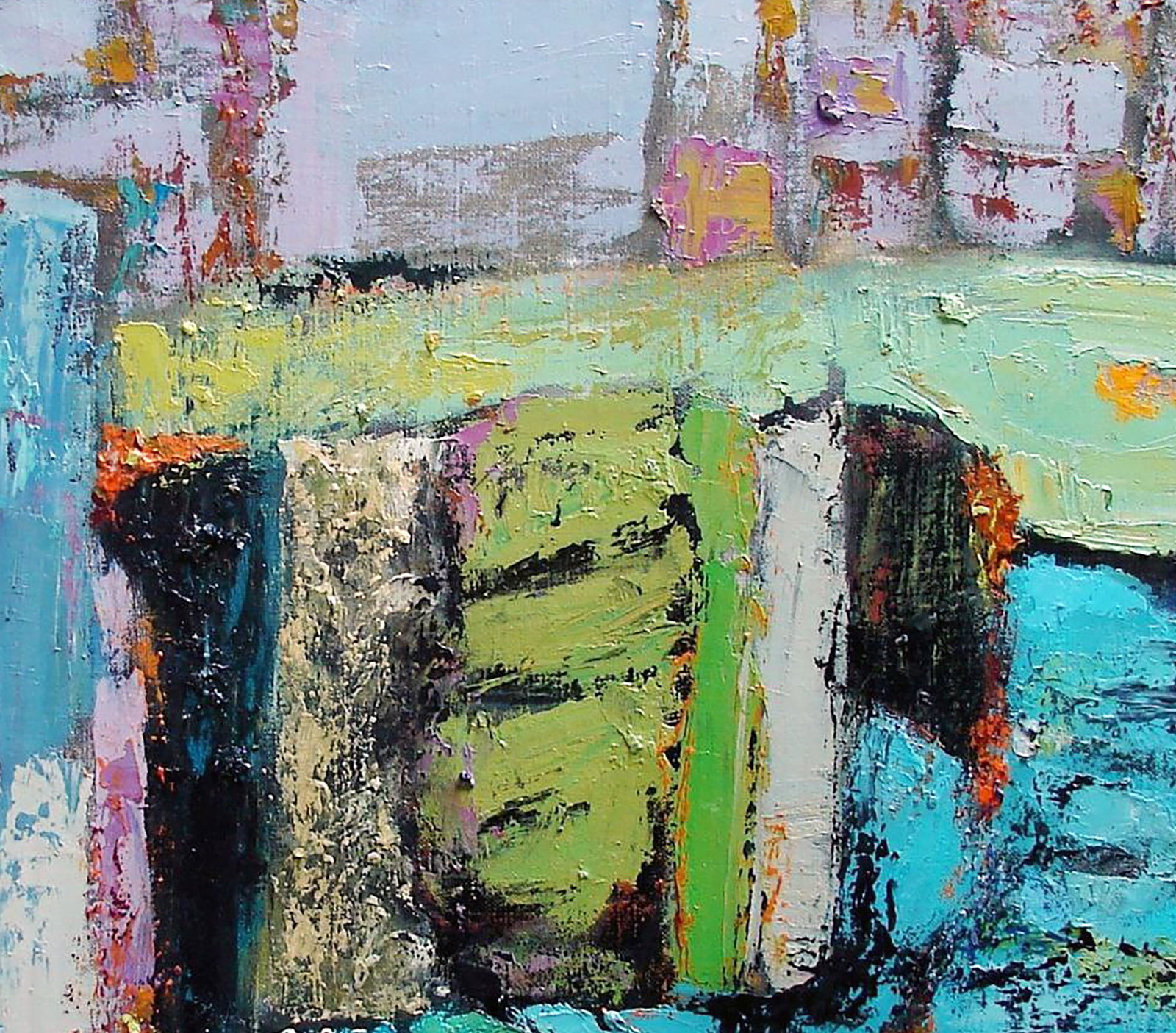 Oil painting Green summer Tatyana Shulyak - 2