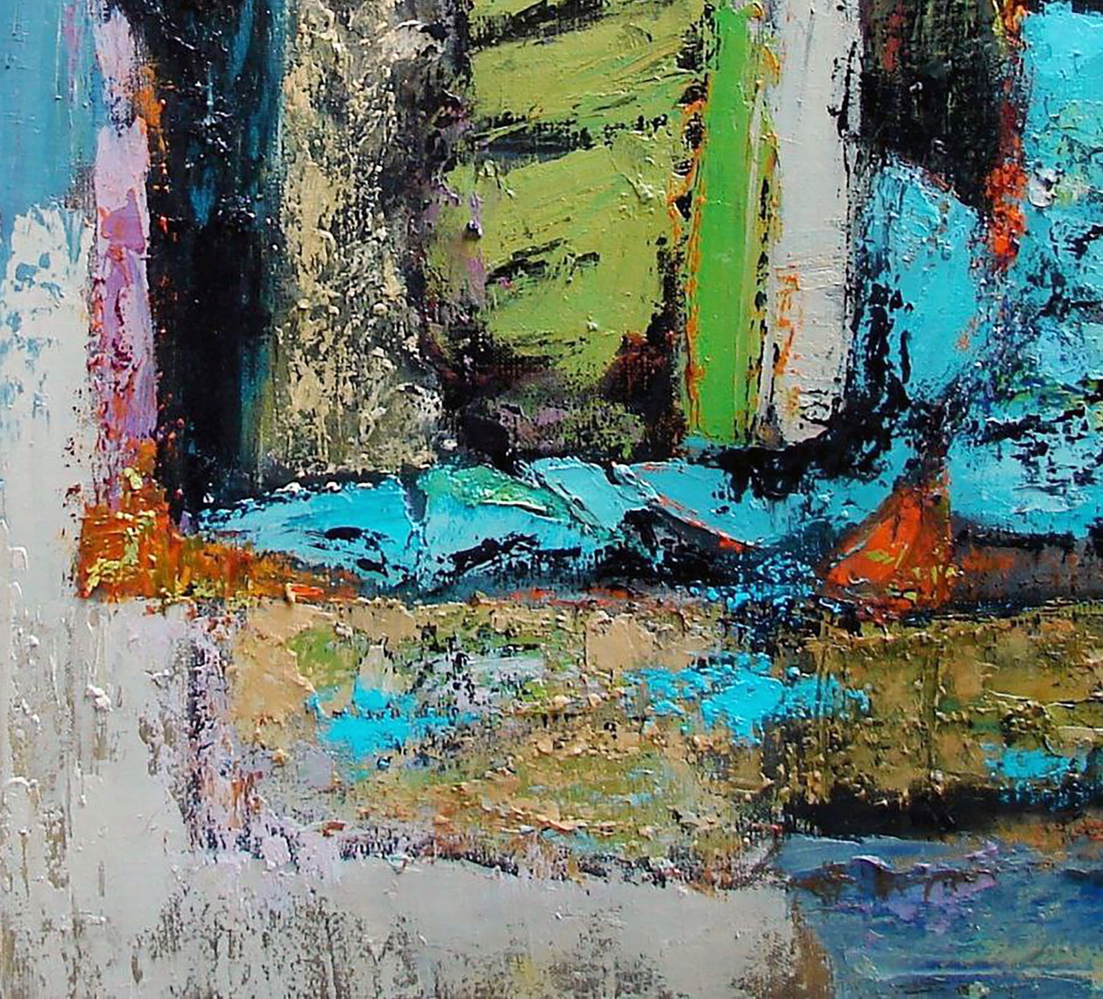 Oil painting Green summer Tatyana Shulyak - 4