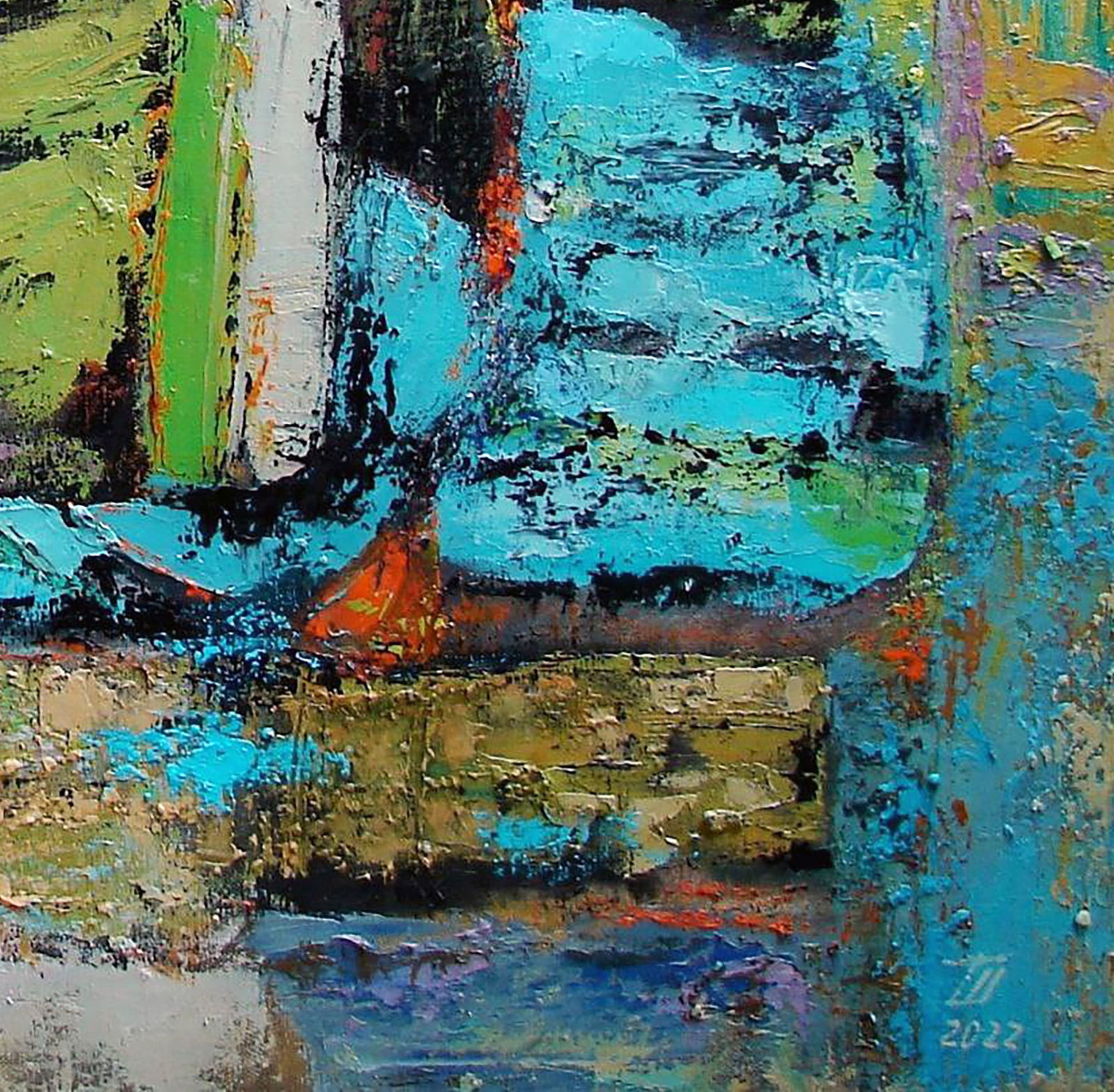 Oil painting Green summer Tatyana Shulyak - 5