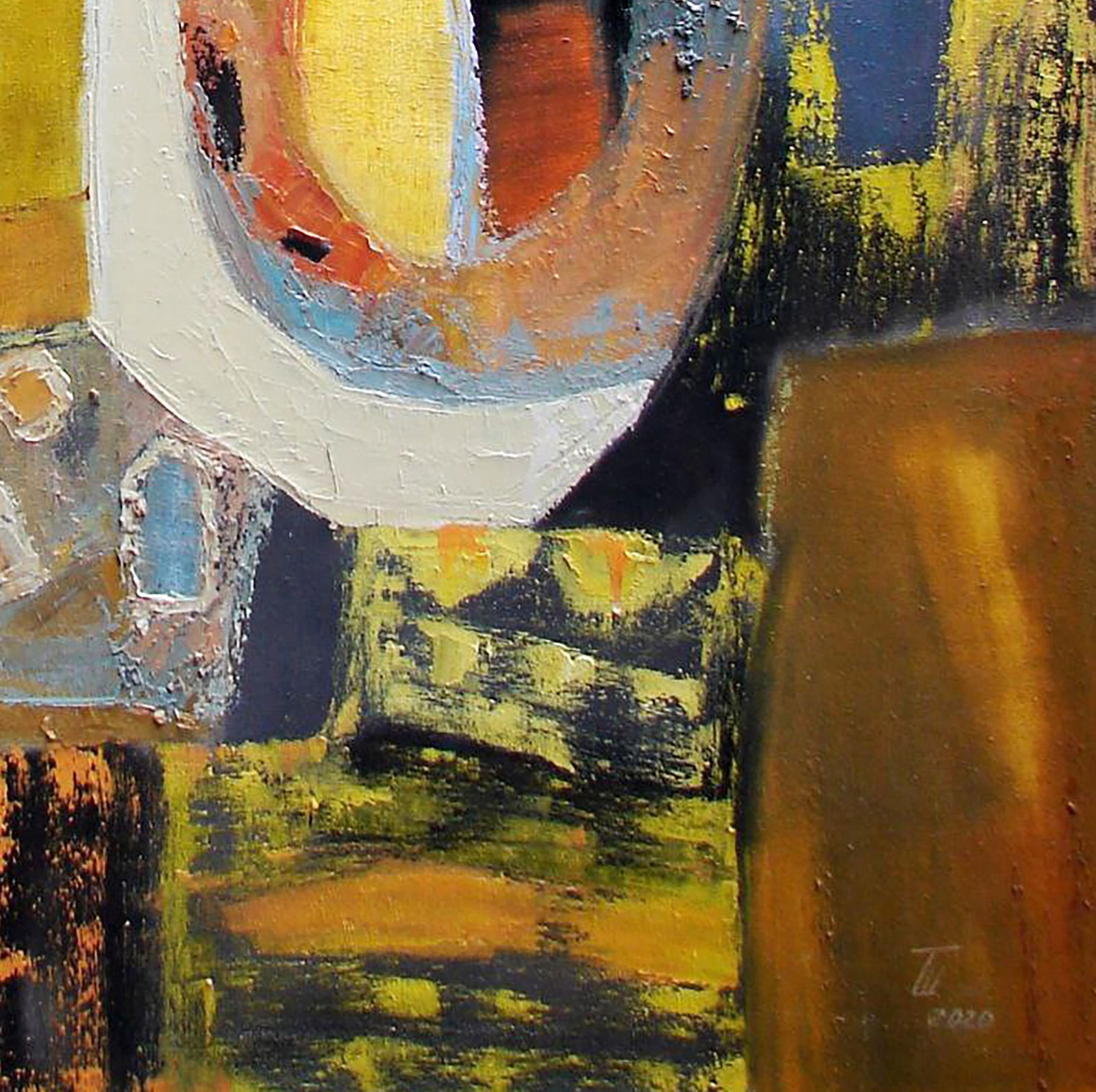 Oil painting Golden Rain Tatyana Shulyak - 5