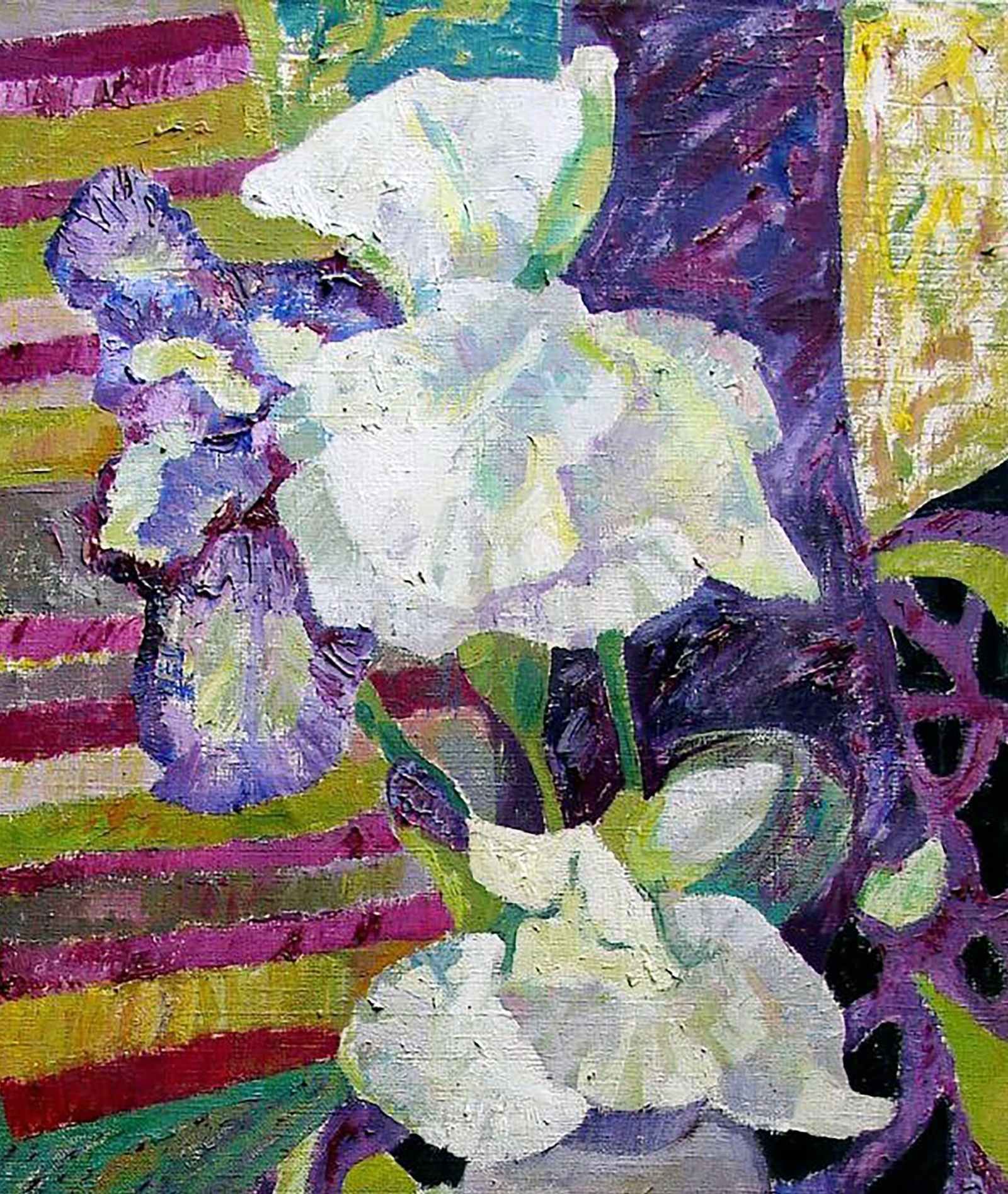 Oil painting Irises Tatyana Shulyak - 3