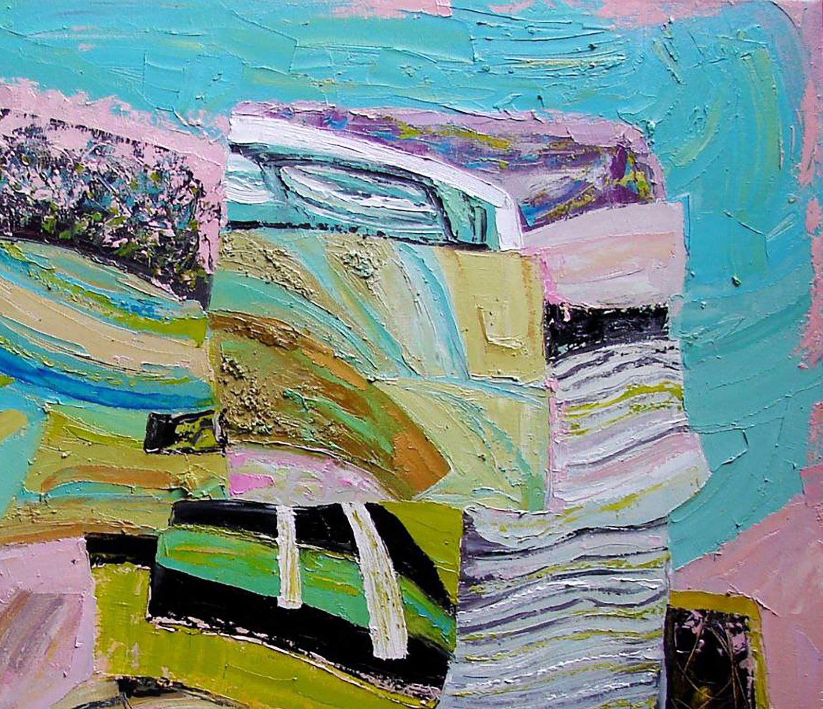 Oil painting Vanishing green Tatyana Shulyak - 3