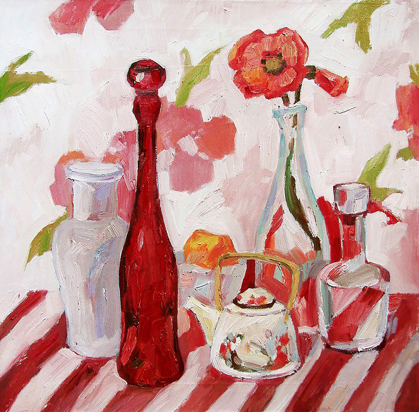 Oil painting Still life with a Chinese teapot Tatyana Shulyak: Title: Oil painting Still life with a Chinese teapot Tatyana Shulyak Description: 20SHUL Painter: Tatyana Shulyak Size: 59x59 cm/23.22x23.22 inches Components: oil, canvas Original painting CONDITION: