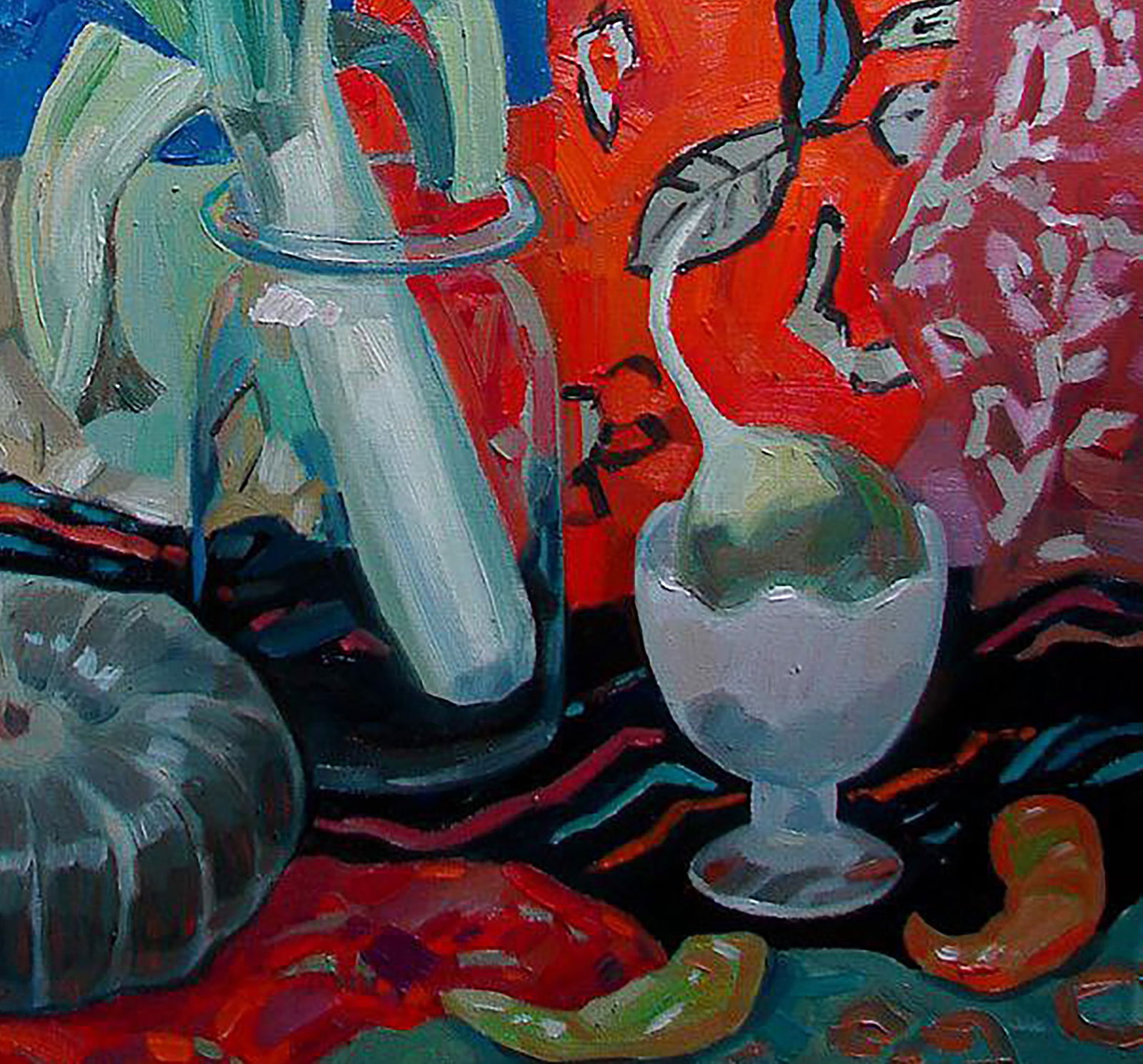 Oil painting Still life with onion Tatyana Shulyak - 5