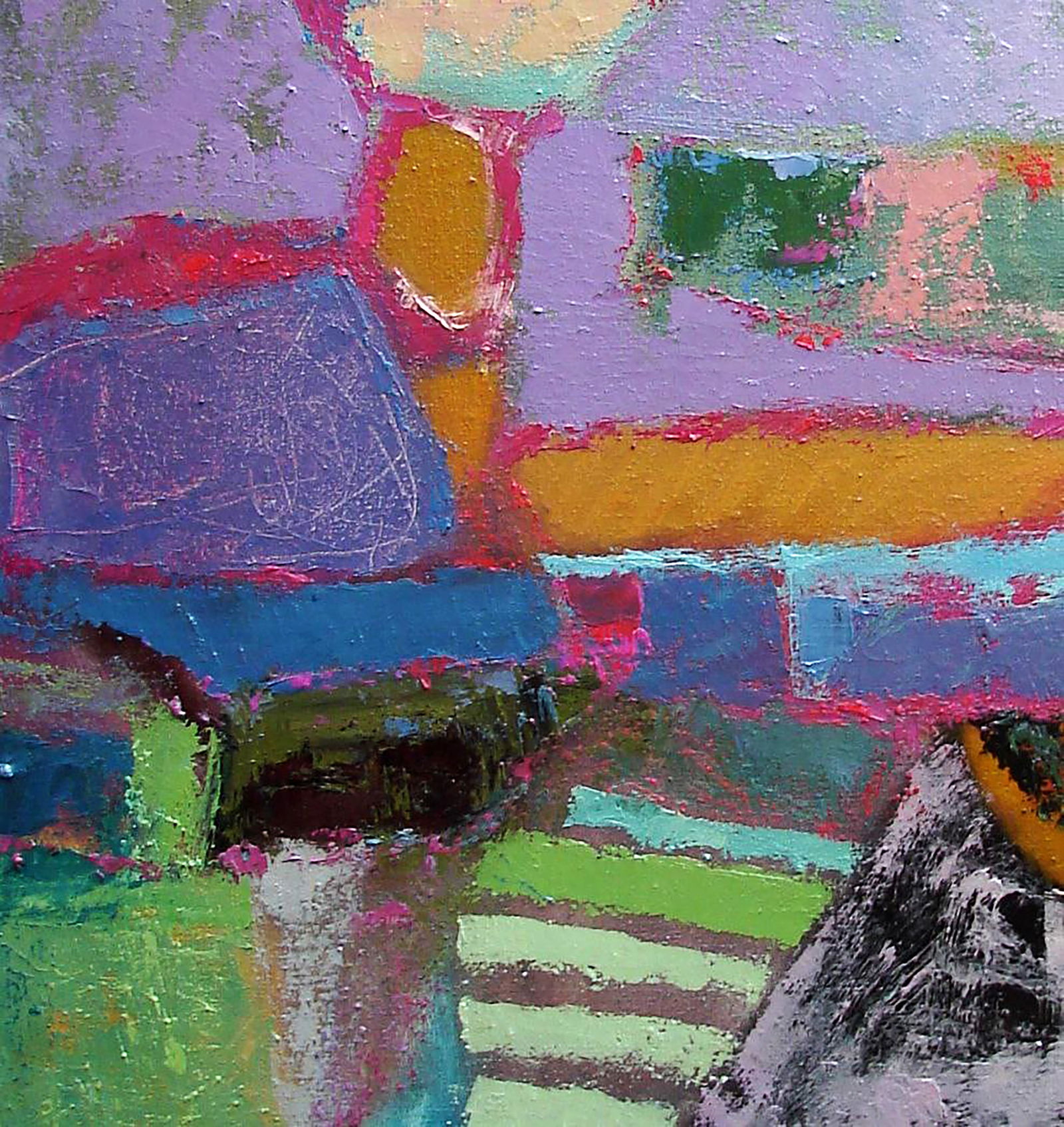 Oil painting Stairs up Tatyana Shulyak - 5