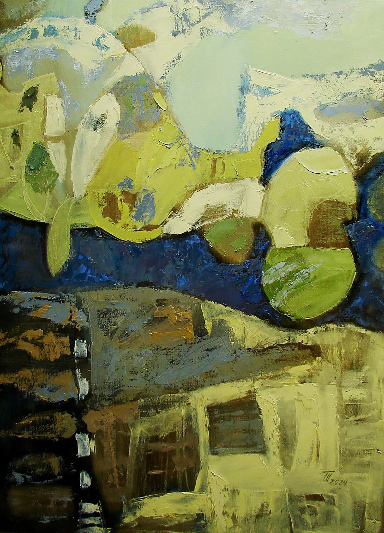 Oil painting Big fish Tatyana Shulyak: Title: Oil painting Big fish Tatyana Shulyak Description: 51SHUL Painter: Tatyana Shulyak Size: 75x55 cm/29.52x21.65 inches Components: oil, canvas Original painting CONDITION: excellent ARTIST: