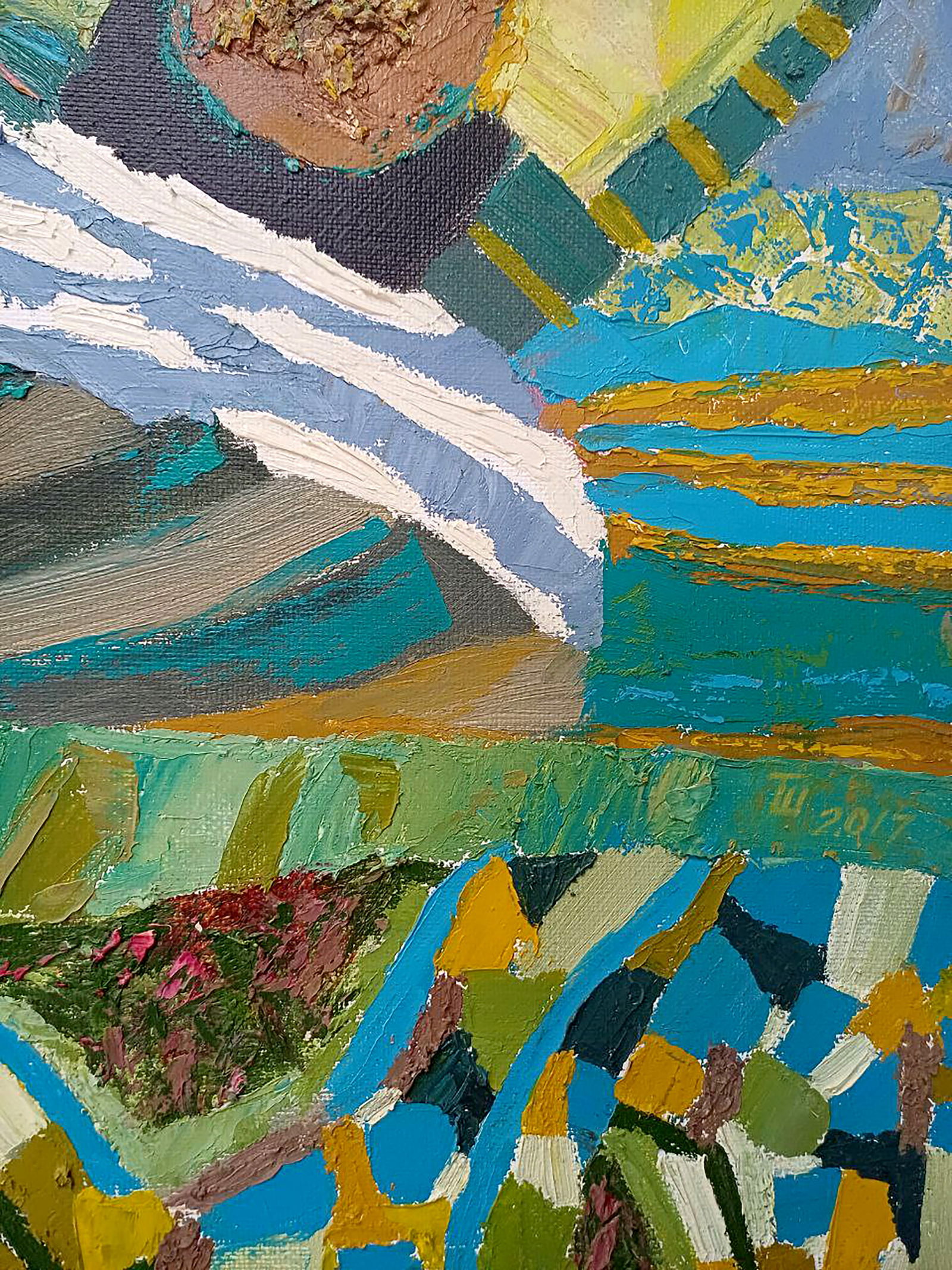 Oil painting Dark day Tatyana Shulyak - 3