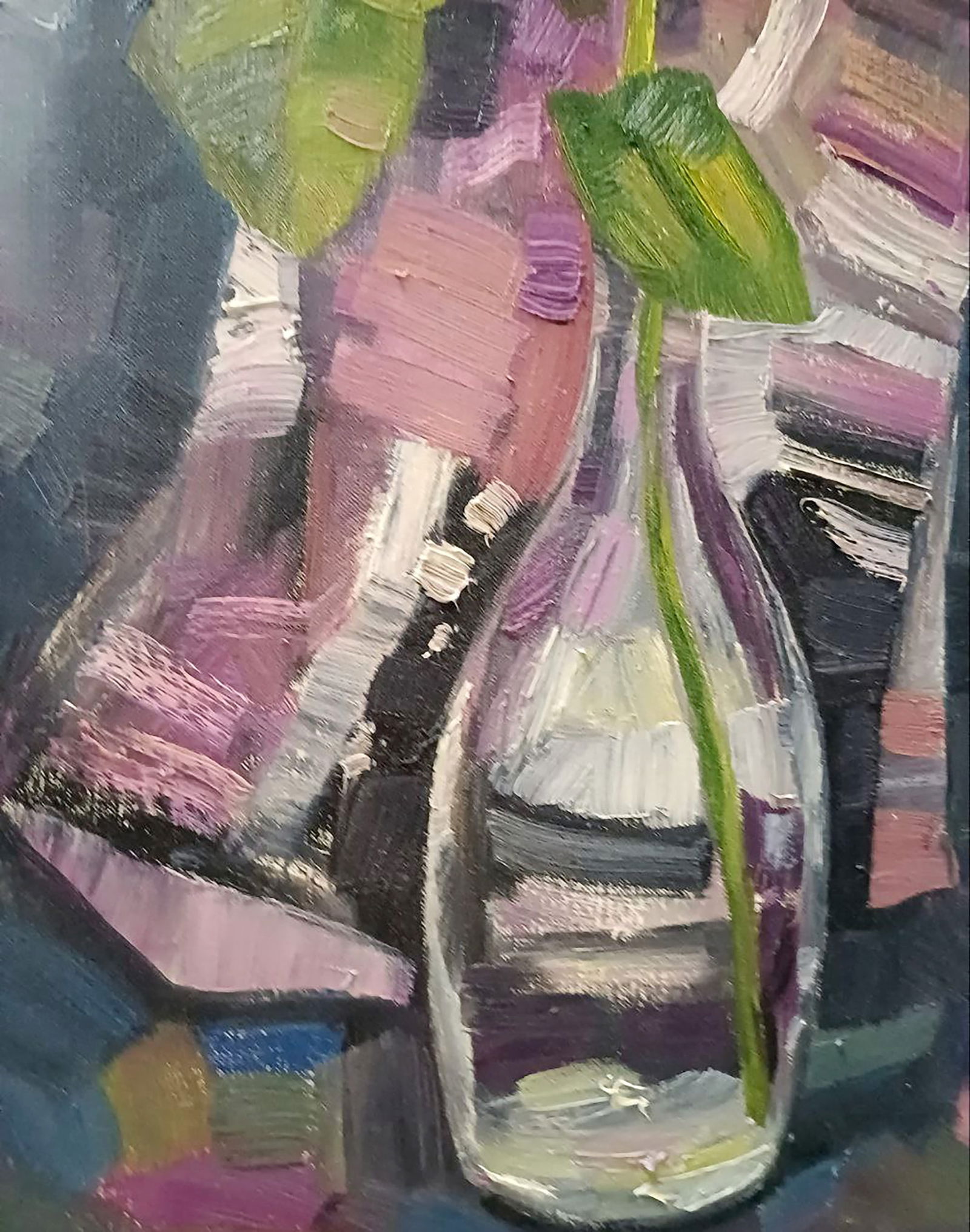 Oil painting White rose Tatyana Shulyak - 4