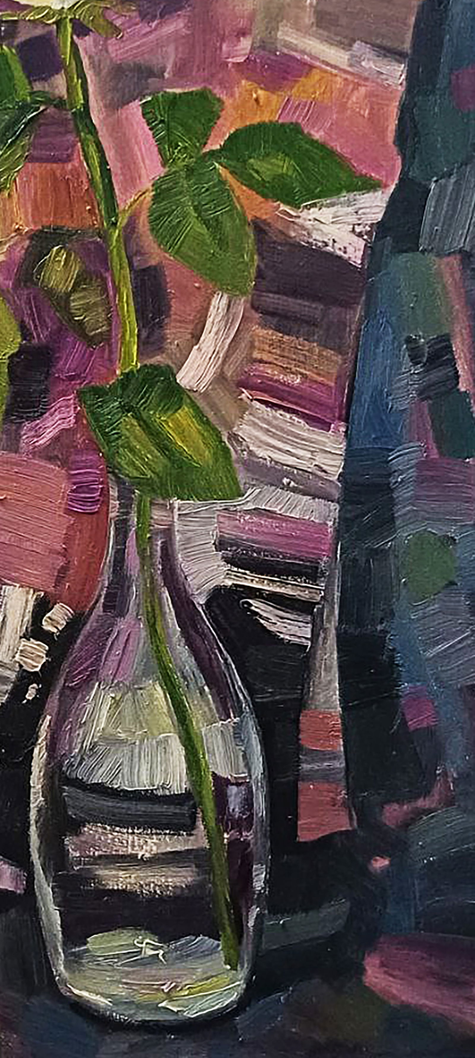 Oil painting White rose Tatyana Shulyak - 5