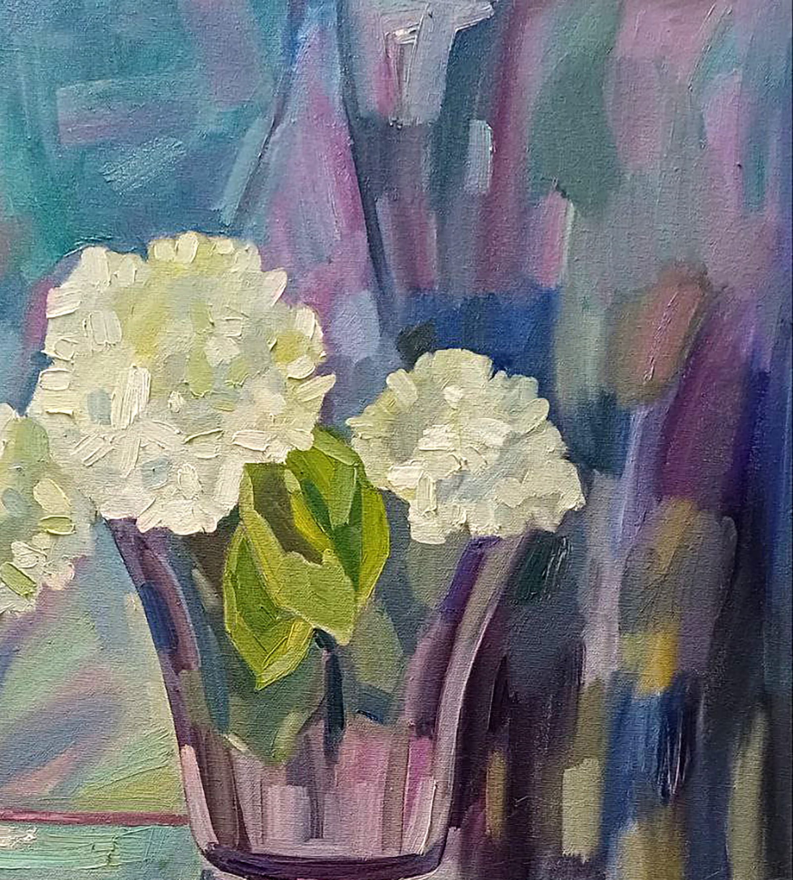 Oil painting Hydrangea Tatyana Shulyak - 3
