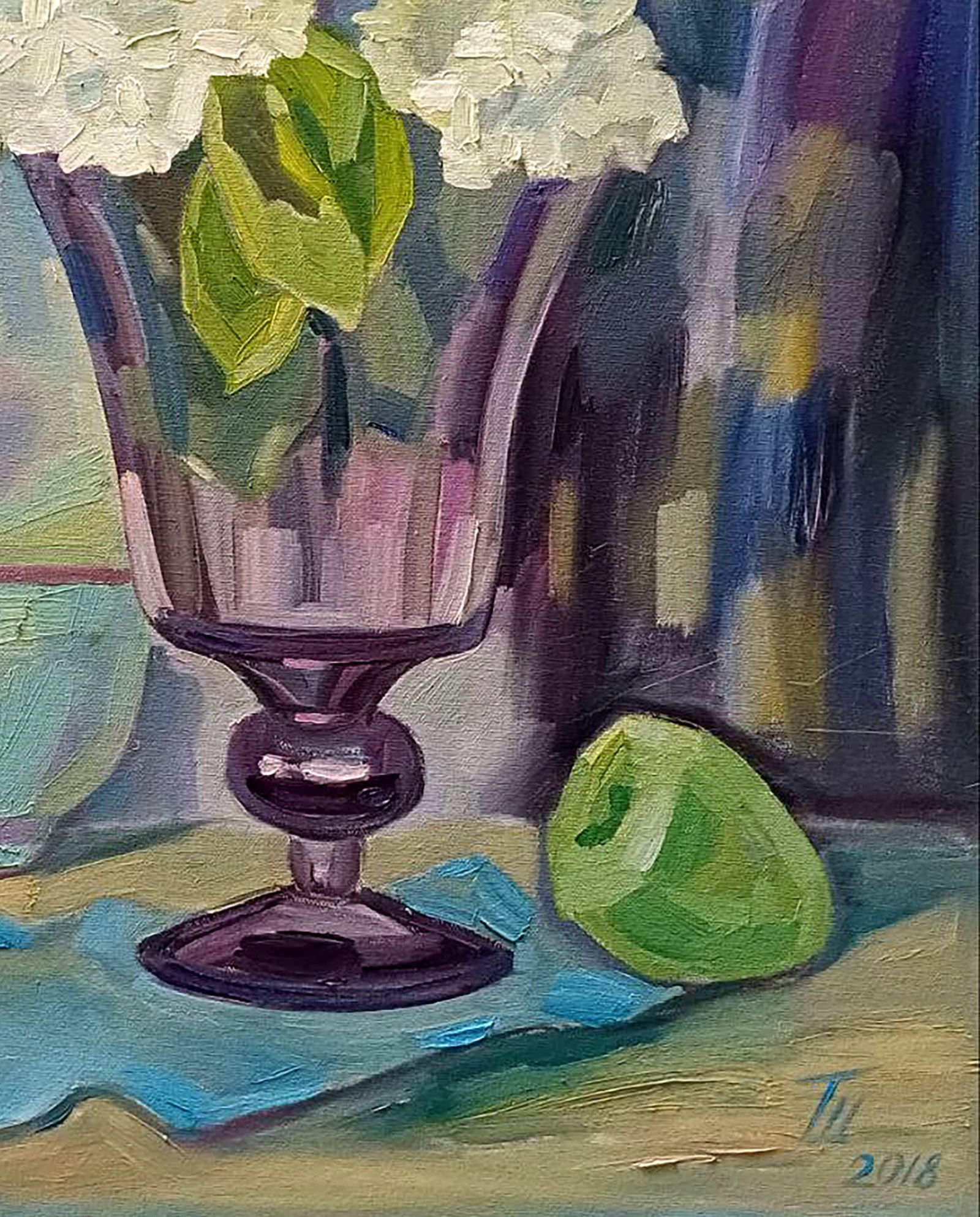 Oil painting Hydrangea Tatyana Shulyak - 5