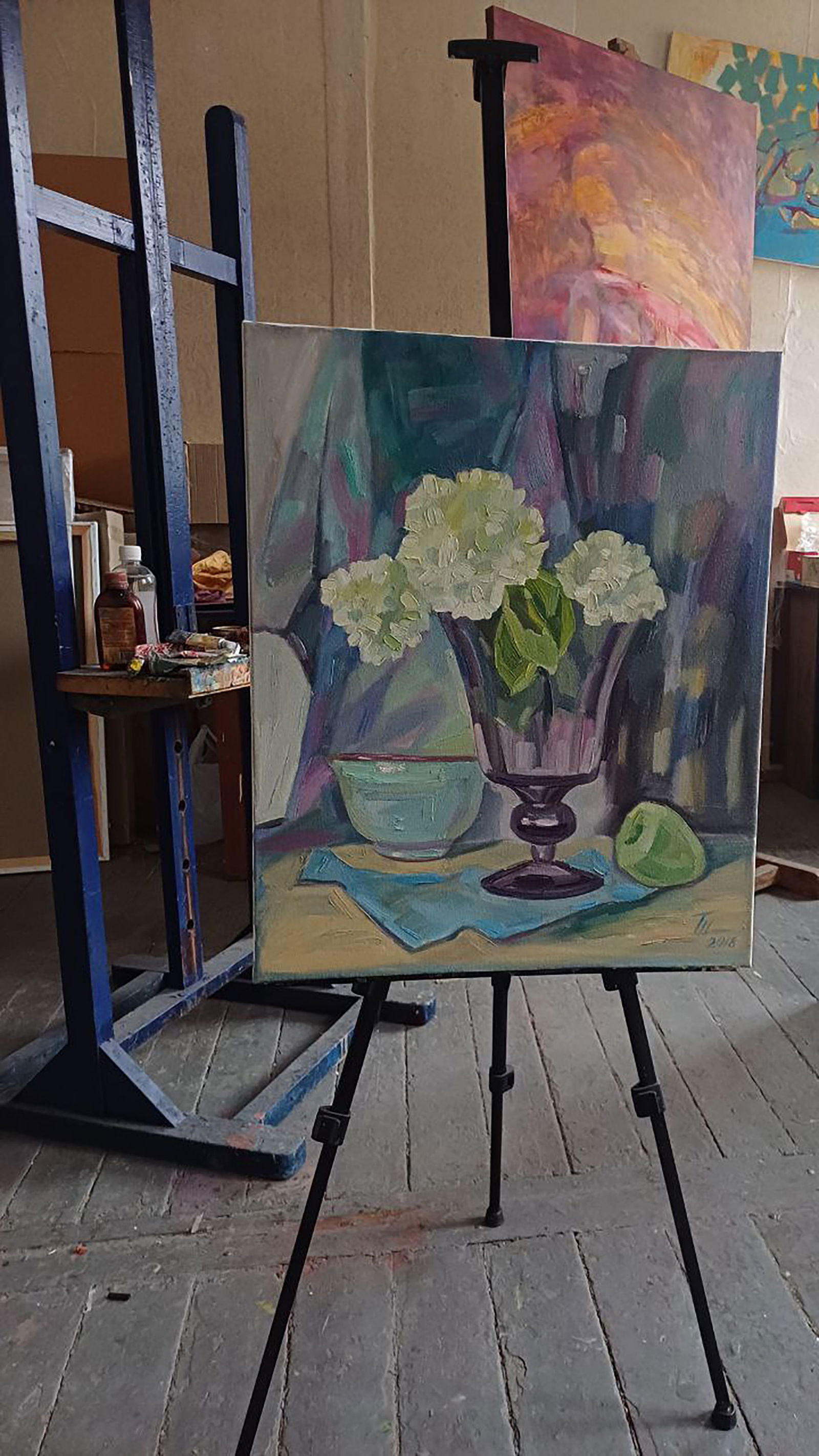 Oil painting Hydrangea Tatyana Shulyak - 6