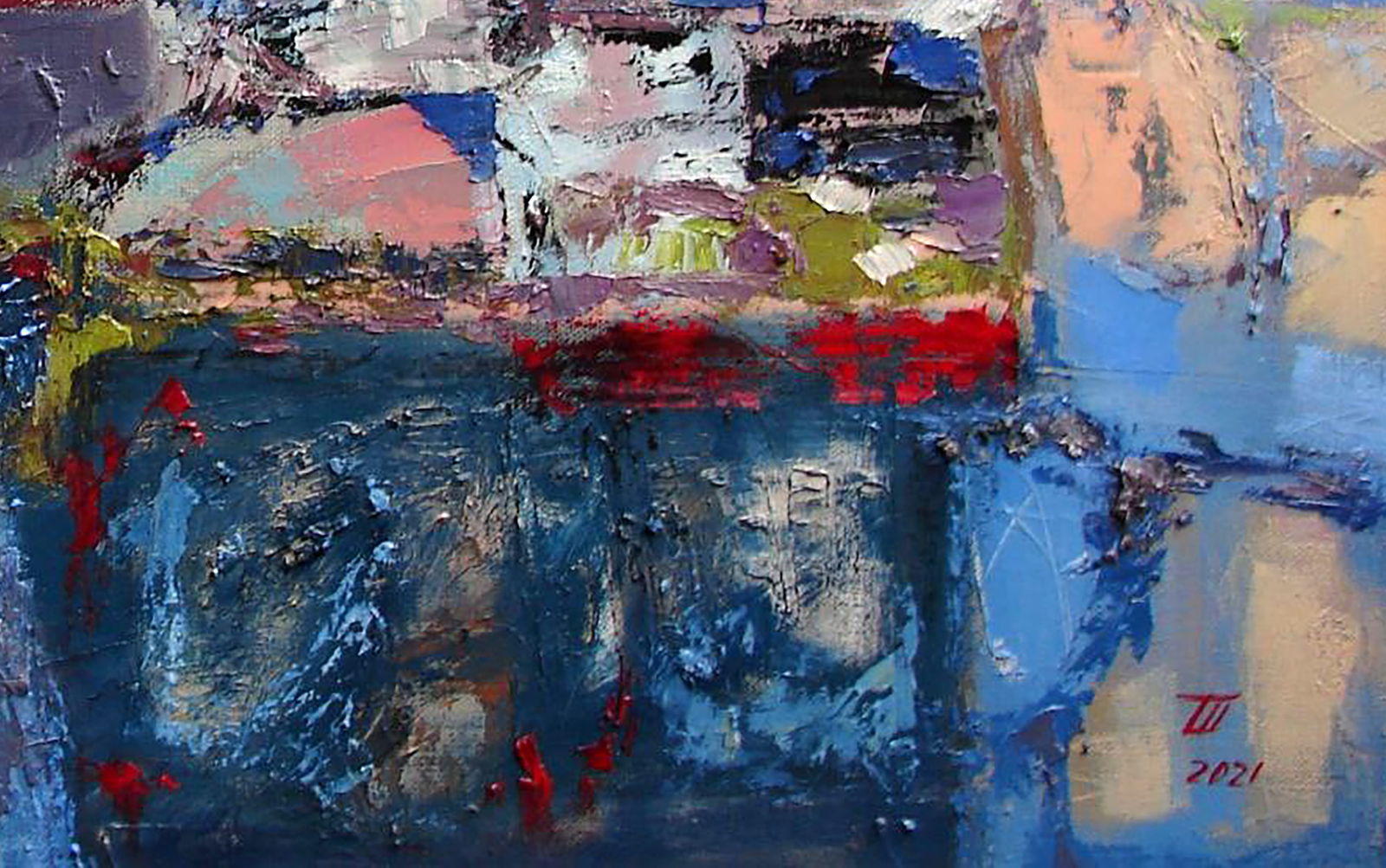 Oil painting Winter landscape Tatyana Shulyak - 5