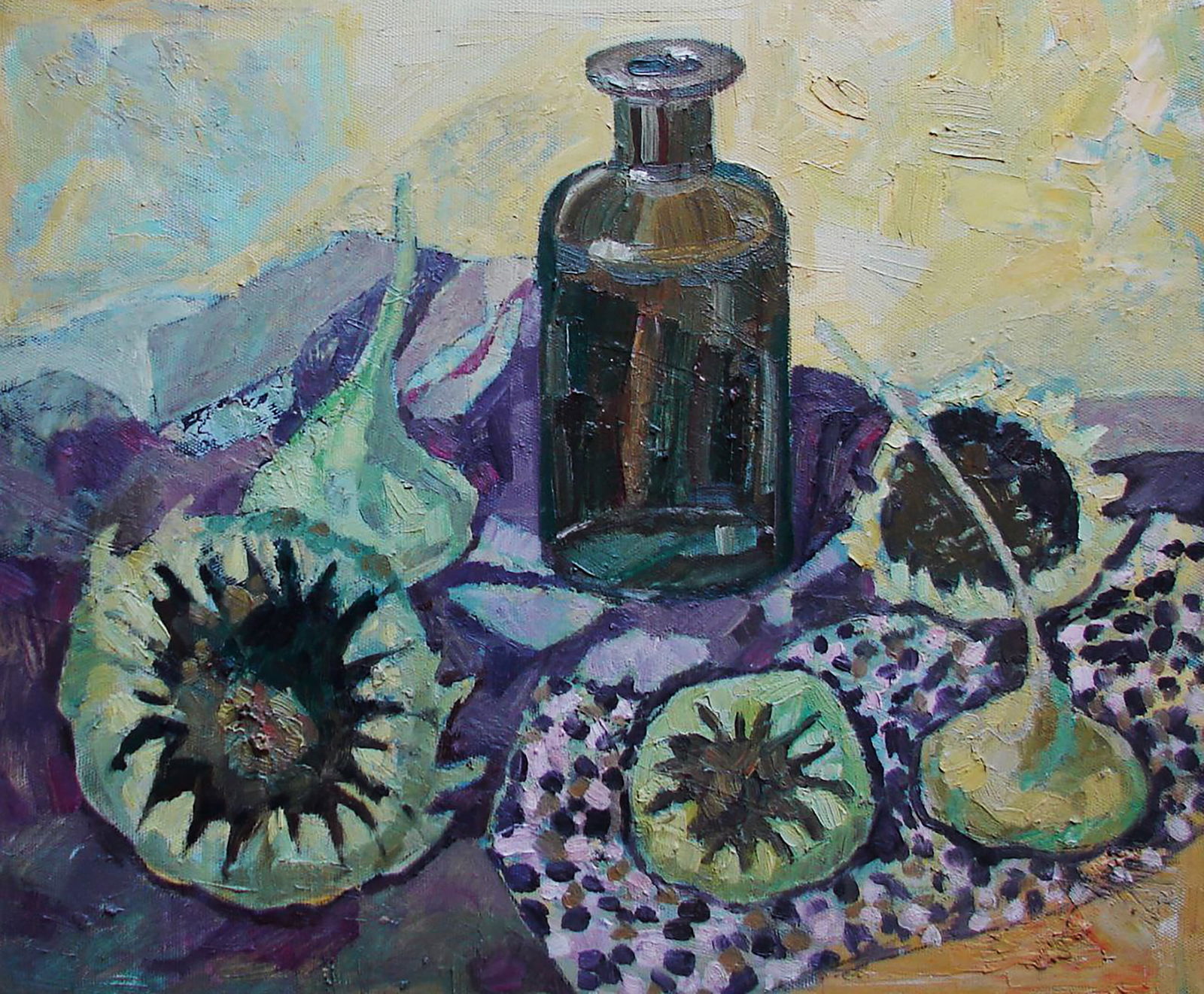 Oil painting Still life with dormouse Tatyana Shulyak: Title: Oil painting Still life with dormouse Tatyana Shulyak Description: 61SHUL Painter: Tatyana Shulyak Size: 50x60 cm/19.68x23.62 inches Components: oil, canvas Original painting CONDITION: excelle