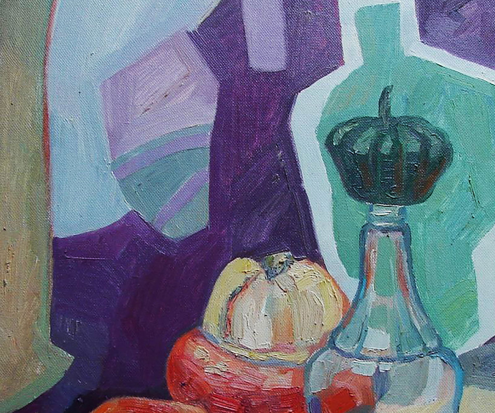 Oil painting Still life with watermelons and peppers Tatyana Shulyak - 4