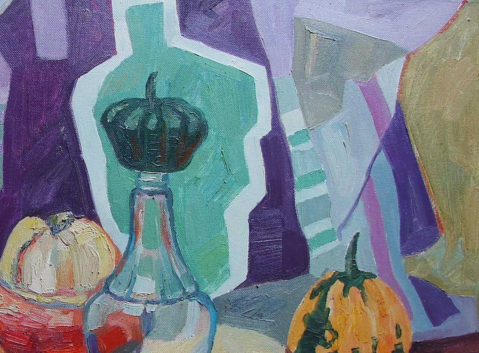 Oil painting Still life with watermelons and peppers Tatyana Shulyak - 5