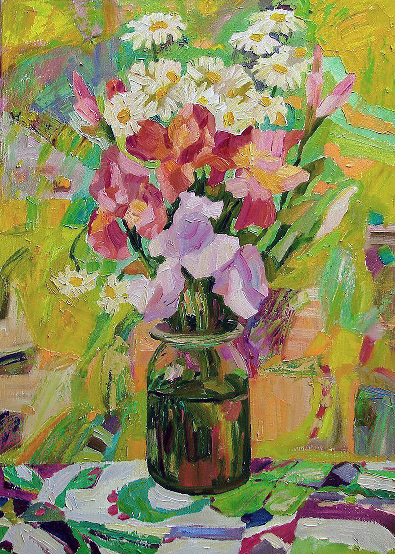 Oil painting Spring bouquet Tatyana Shulyak - 2