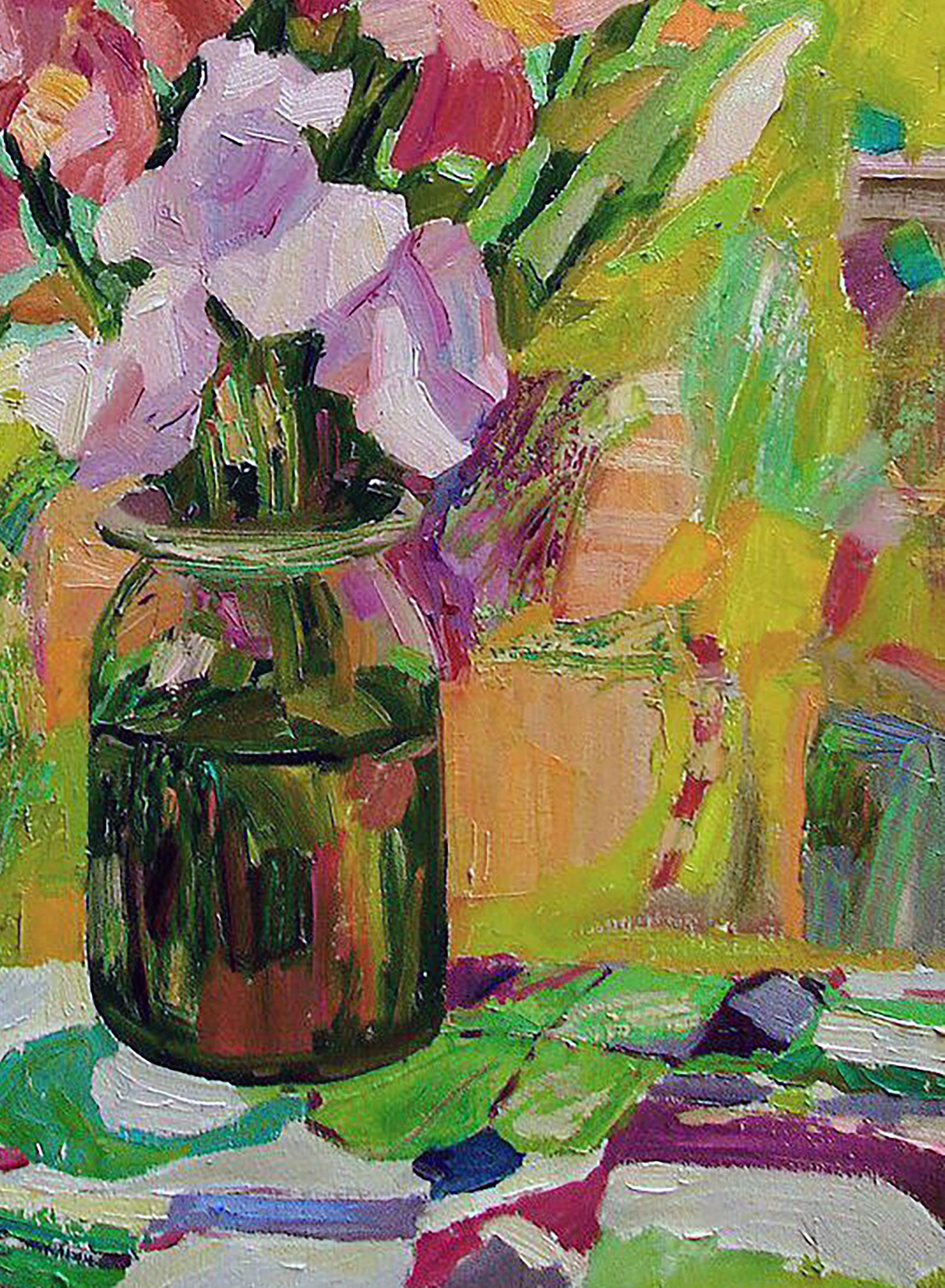 Oil painting Spring bouquet Tatyana Shulyak - 6