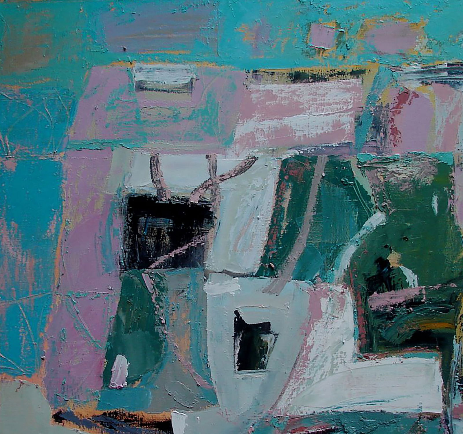 Oil painting Adriatic Cubism Tatyana Shulyak - 2