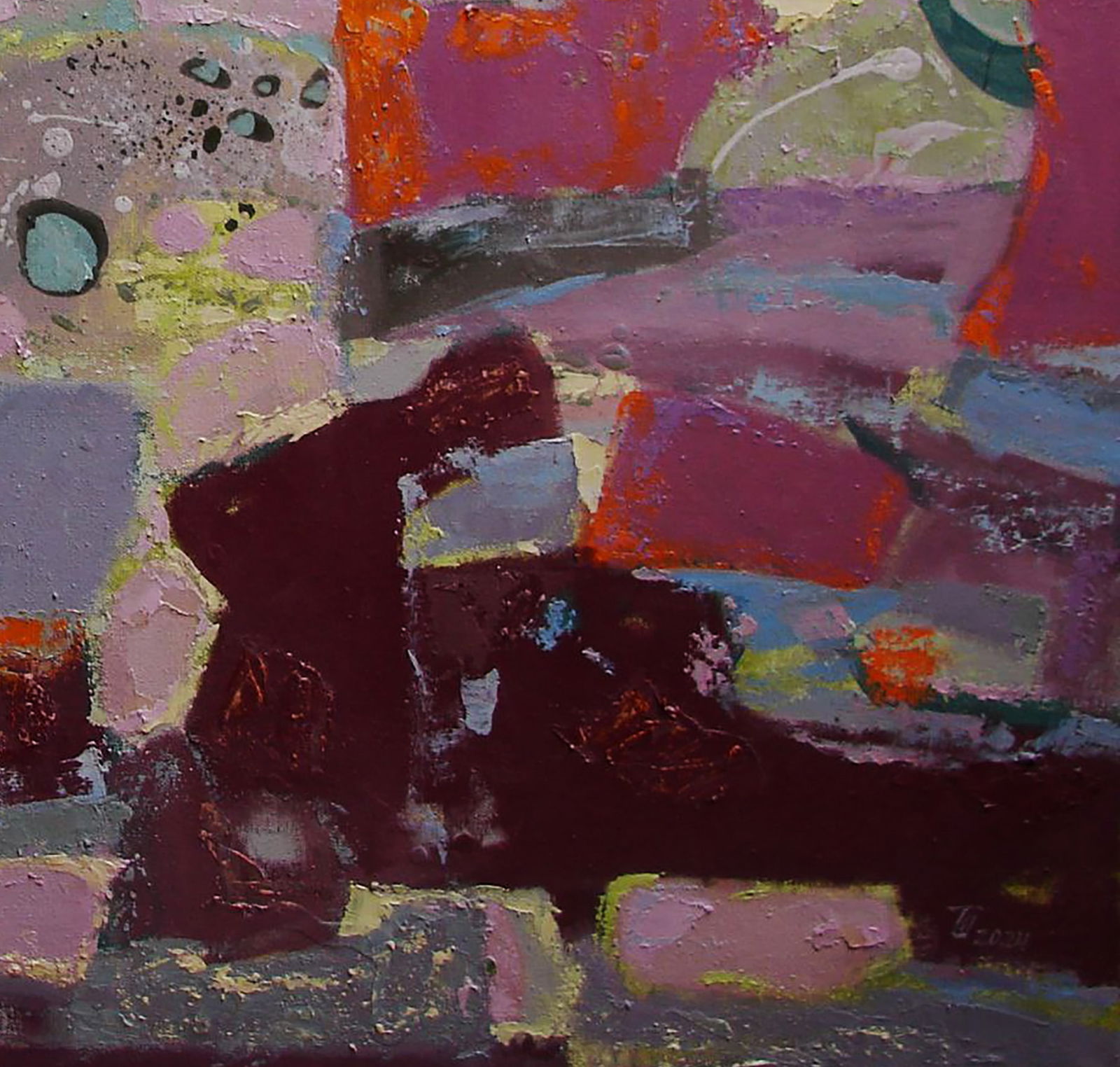 Oil painting Interpretation of pink Tatyana Shulyak - 5