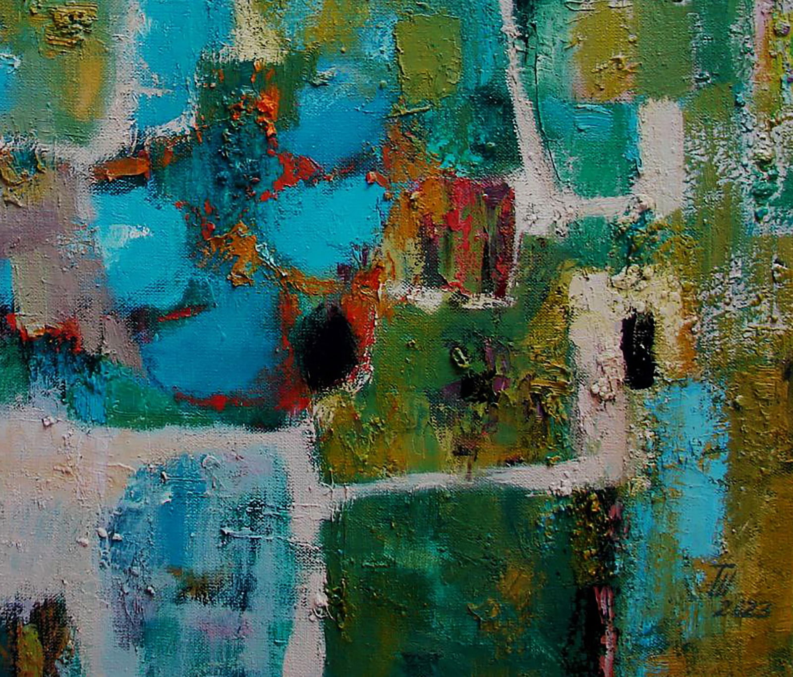 Oil painting May blossoms and the smell of spring Tatyana Shulyak - 5