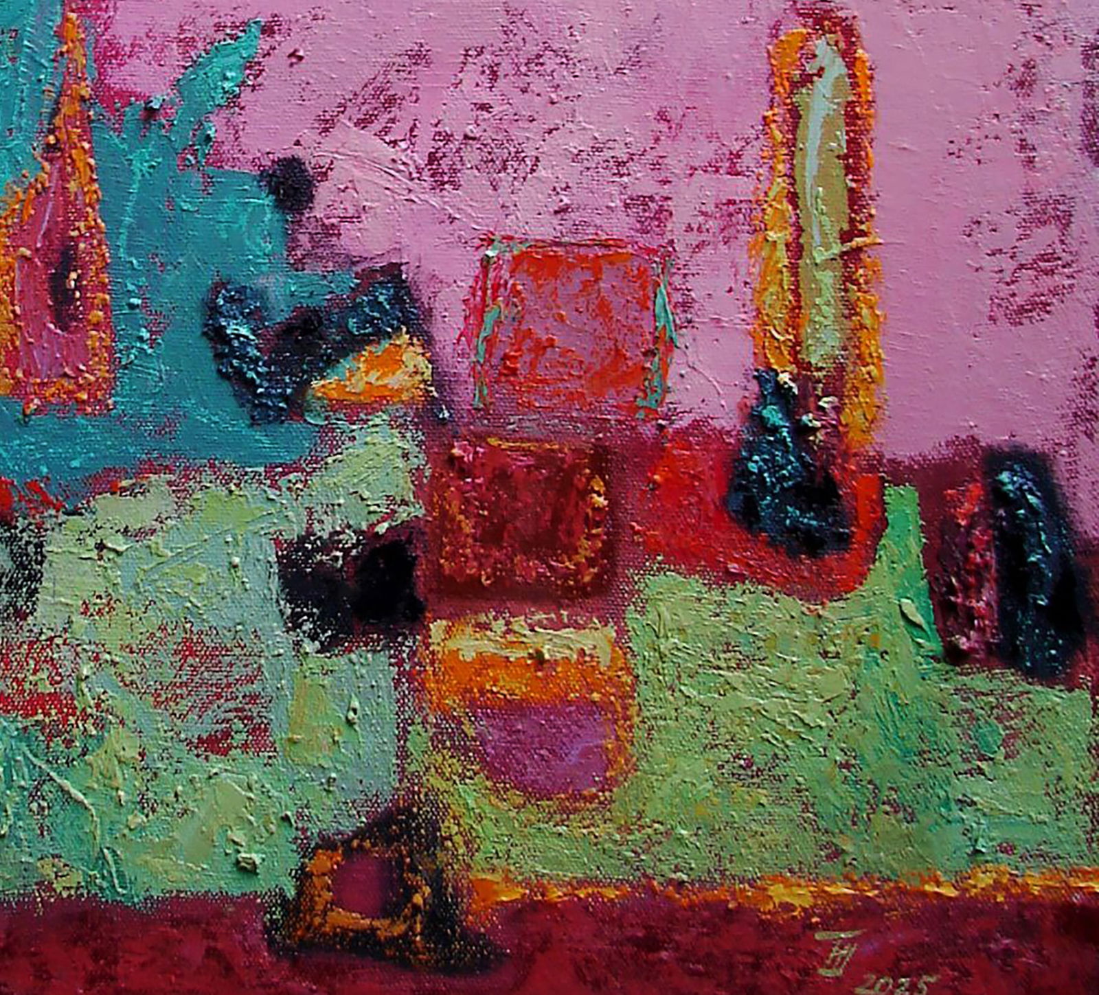 Oil painting Penetrating abstraction Tatyana Shulyak - 5