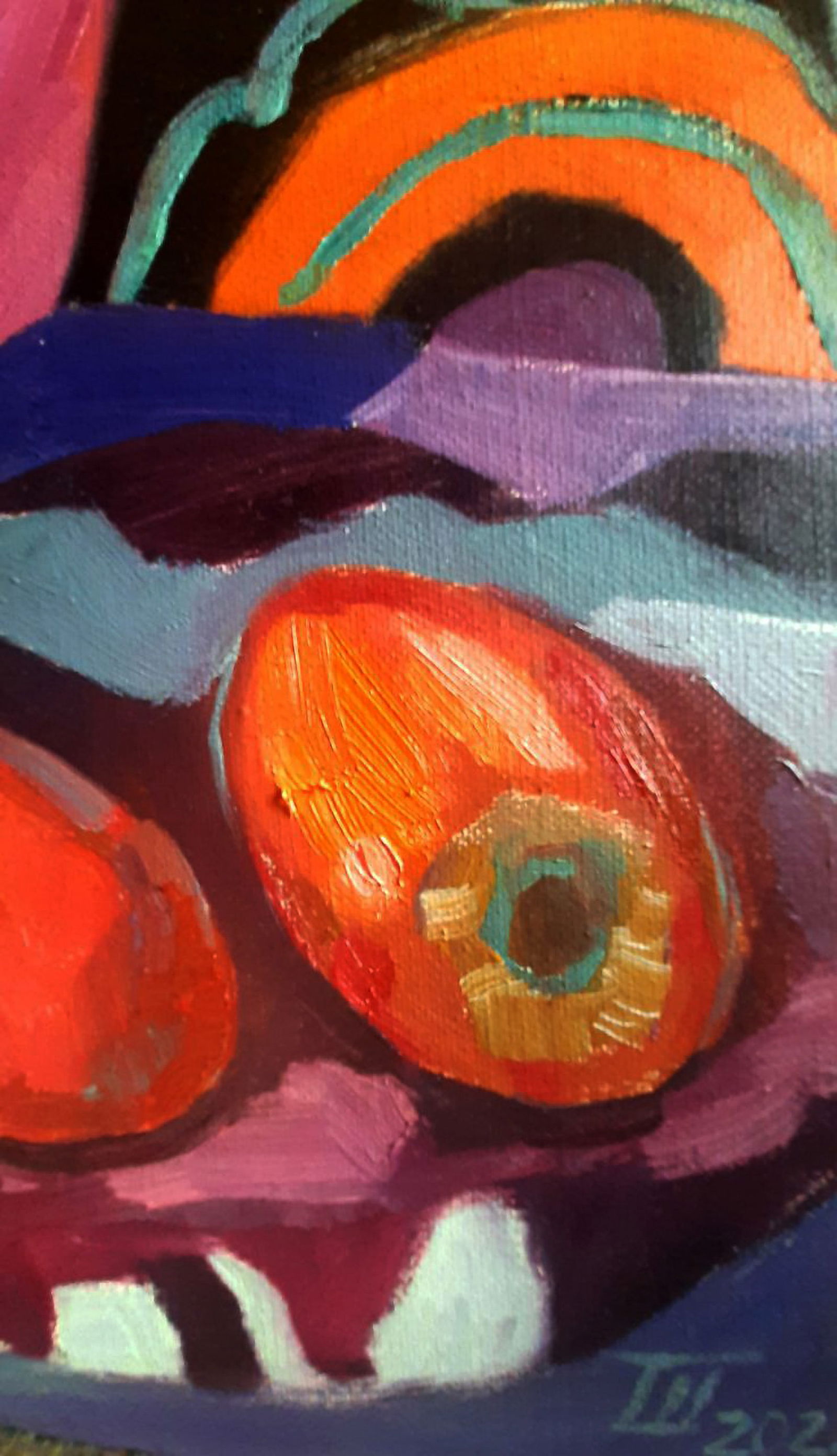 Oil painting Still life with quince Tetyana Shulyak - 4