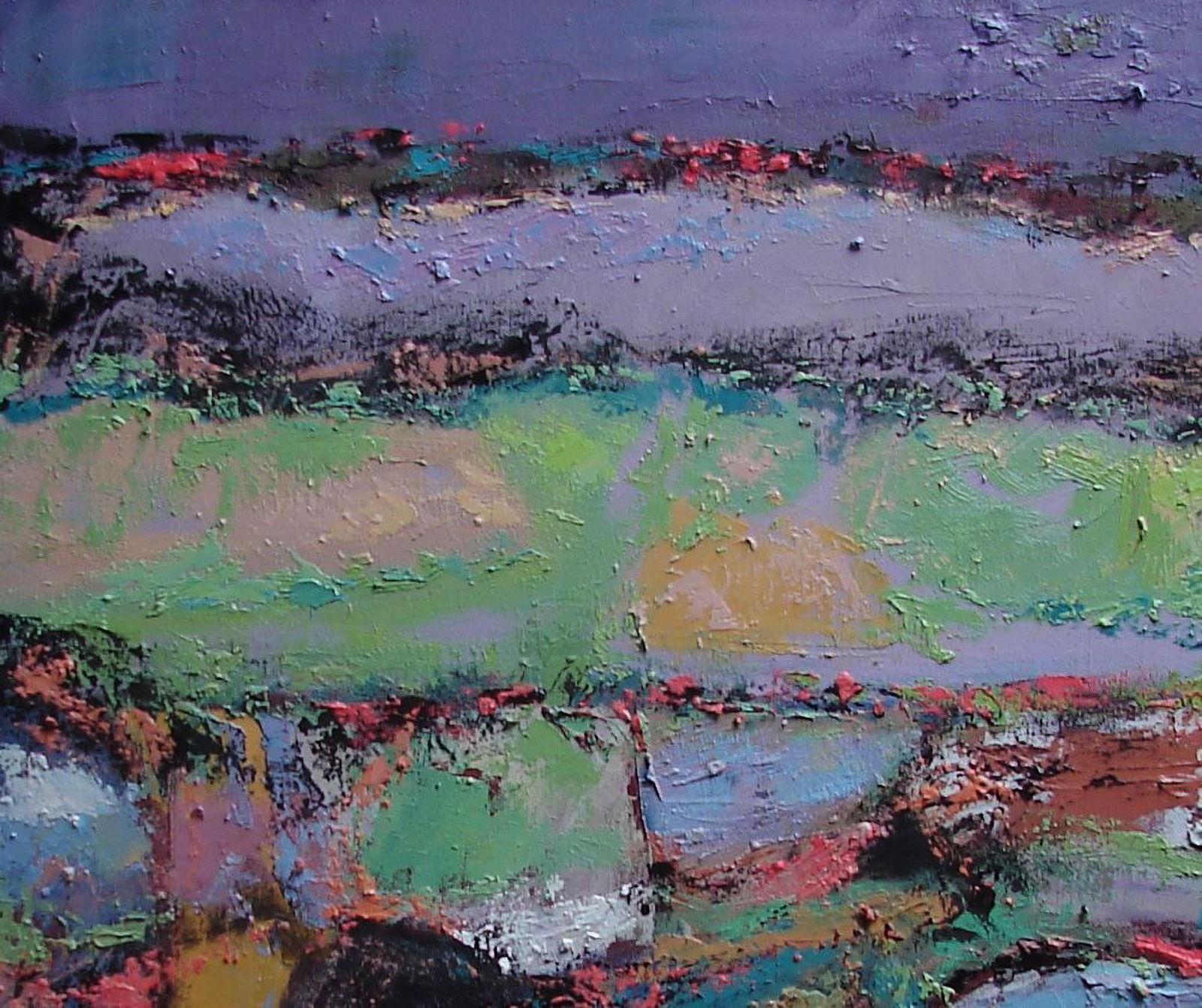 Oil painting When day and night meet in quiet grace Tetyana Shulyak - 3