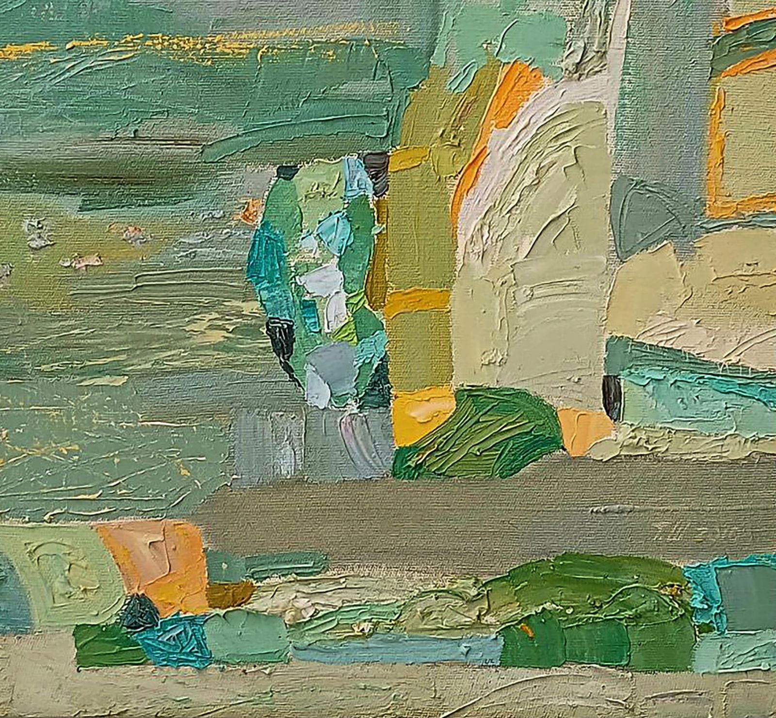 Oil painting Harmony of green Tatyana Shulyak - 2