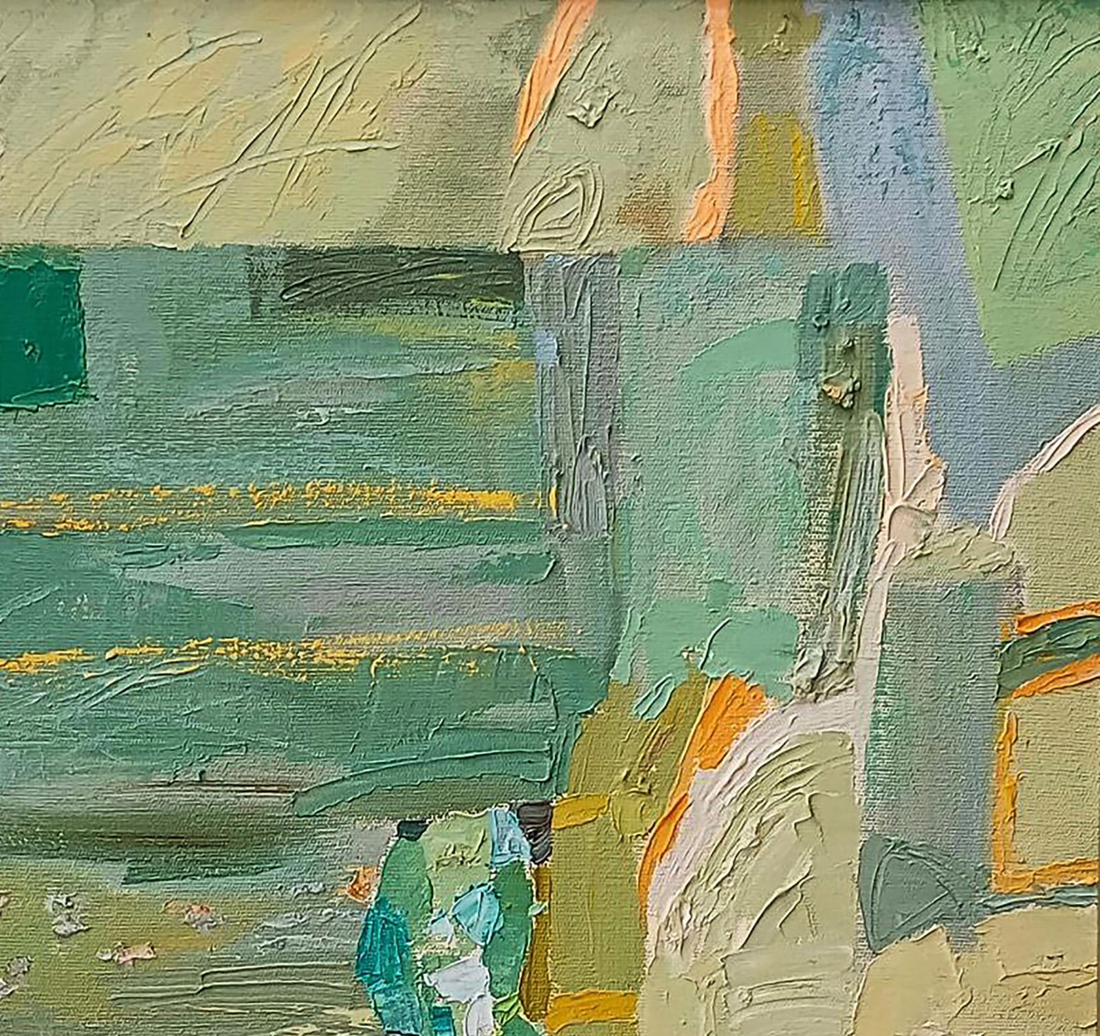 Oil painting Harmony of green Tatyana Shulyak - 5