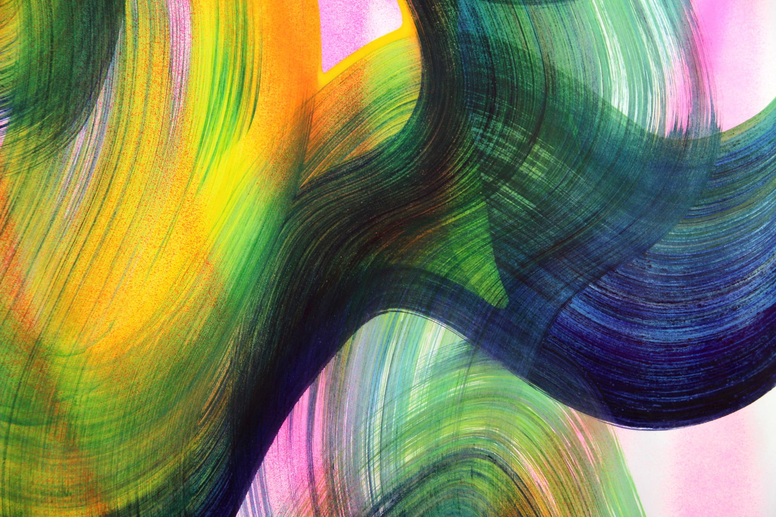 Acrylic painting Wave of life Anatoliy Menkiv - 4