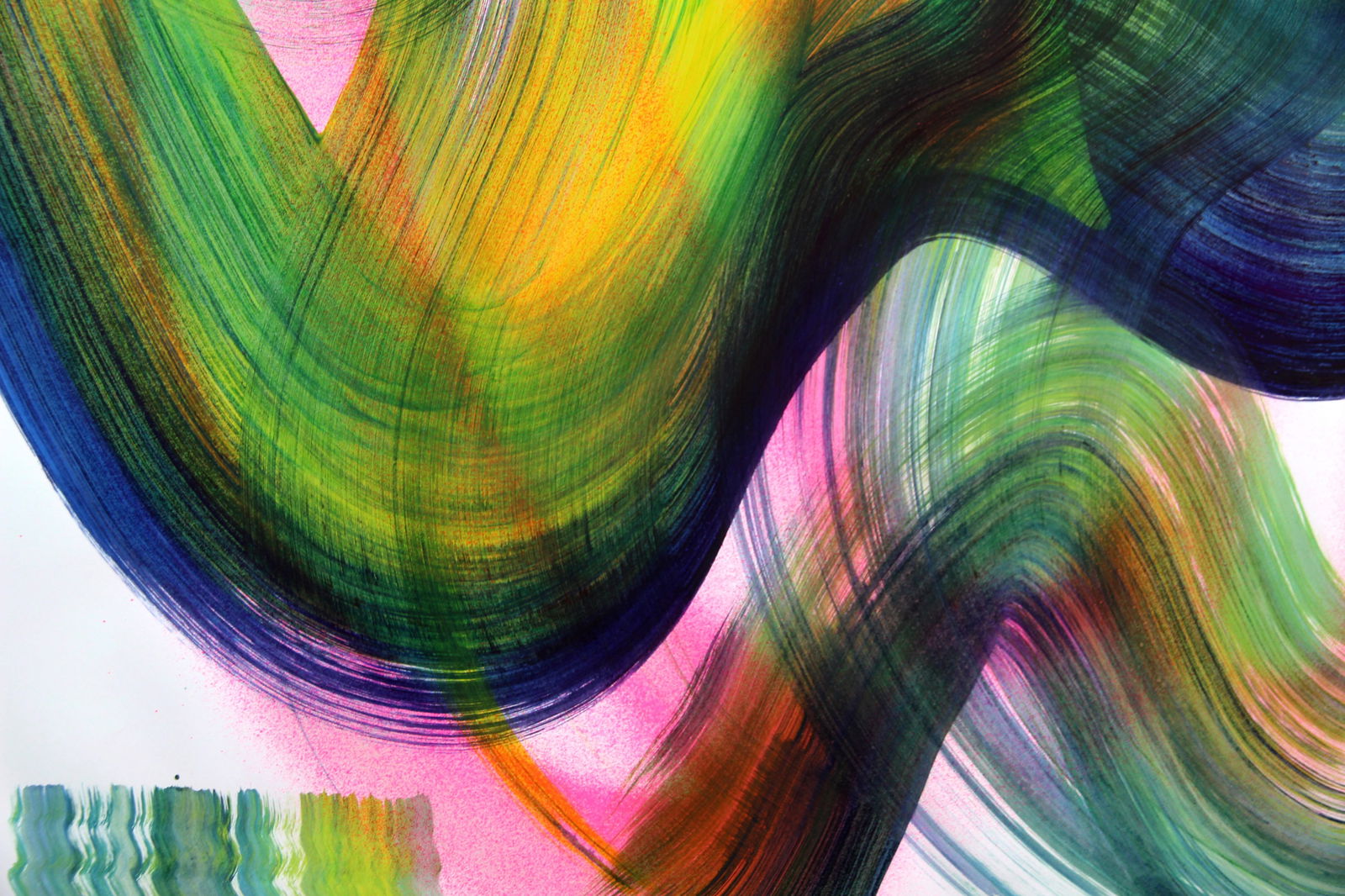 Acrylic painting Wave of life Anatoliy Menkiv - 7