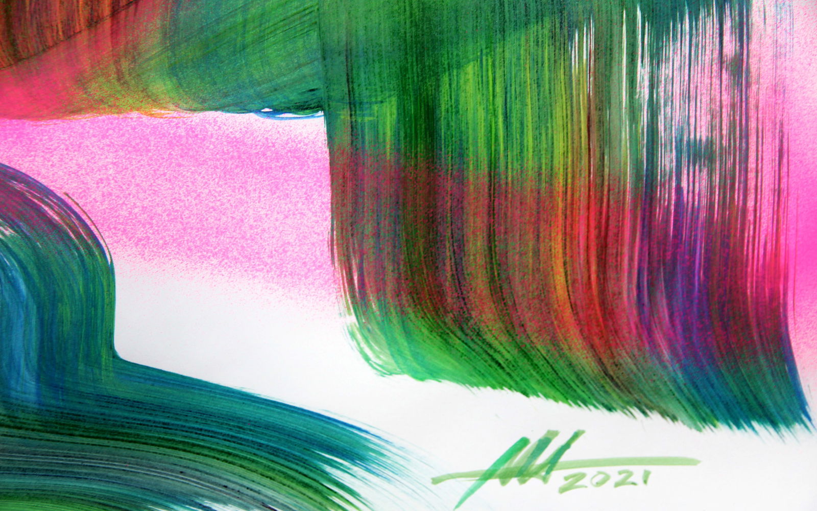 Acrylic painting Lines of tenderness Anatoliy Menkiv - 4