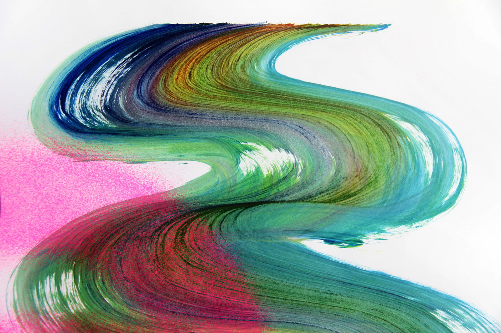 Acrylic painting Lines of tenderness Anatoliy Menkiv - 5