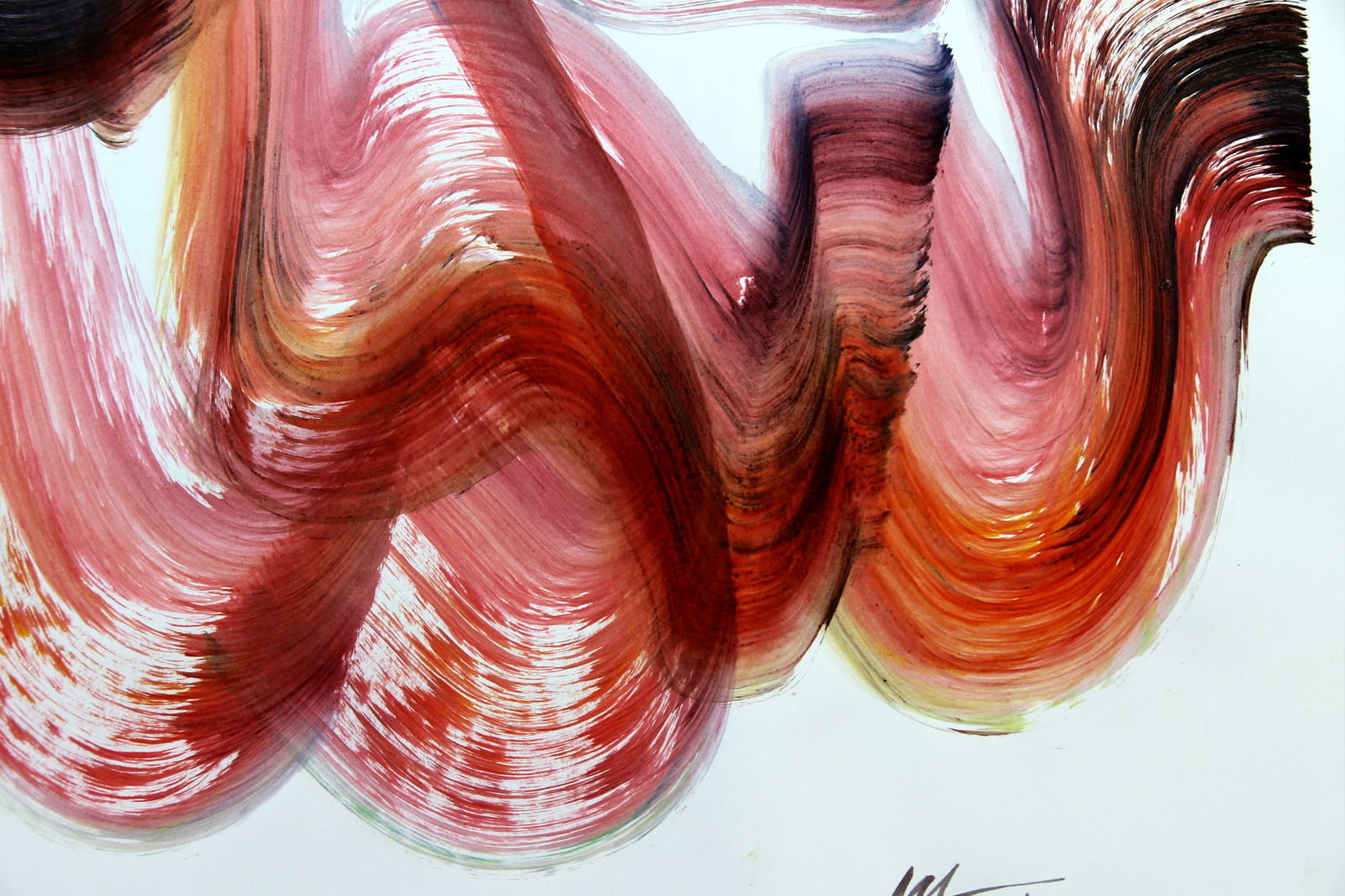 Acrylic painting Turbulent memories Anatoliy Menkiv - 4