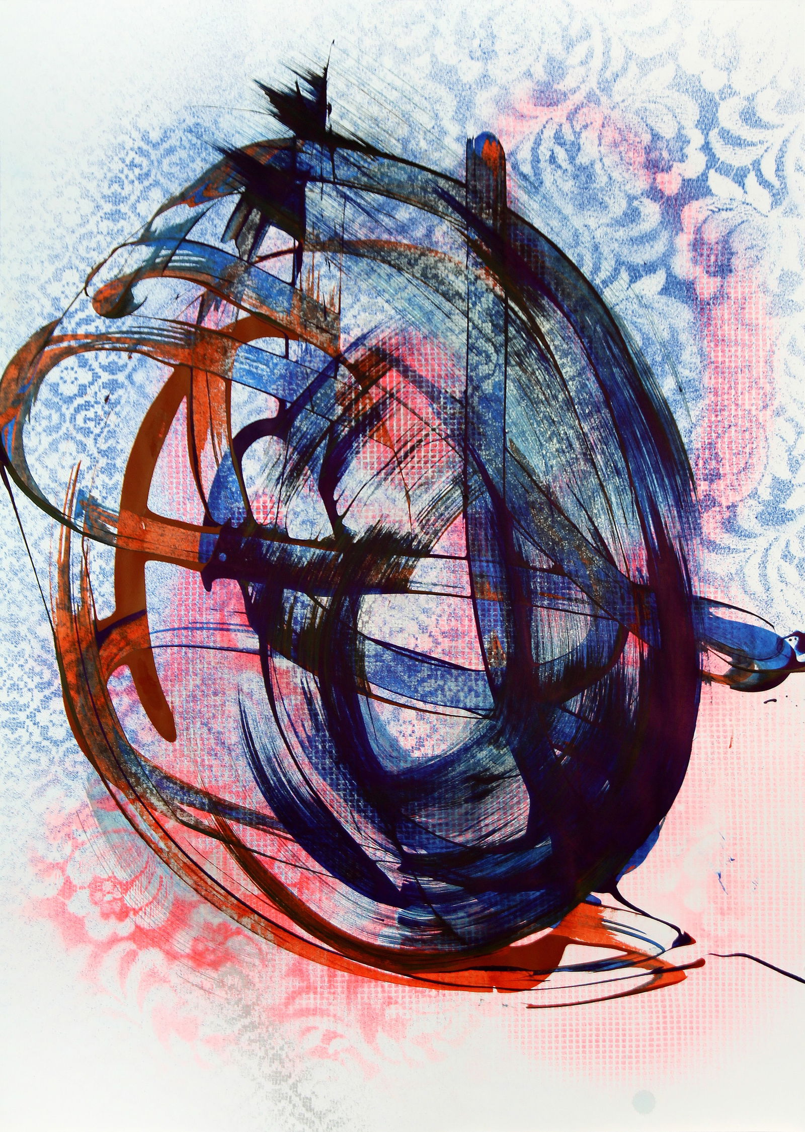 Acrylic painting Meridian of Silence Anatoliy Menkiv (1 of 9)