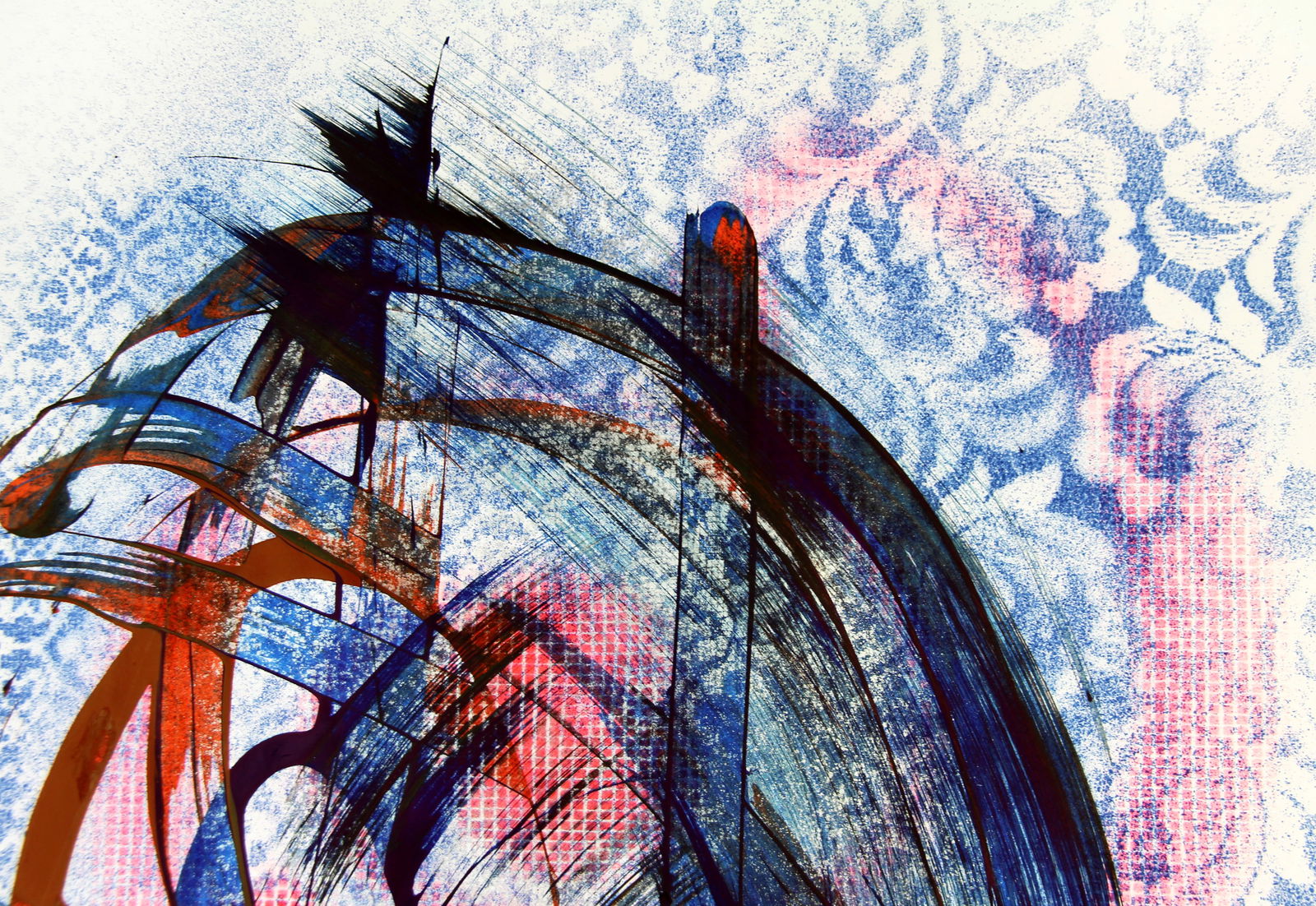 Acrylic painting Meridian of Silence Anatoliy Menkiv - 3