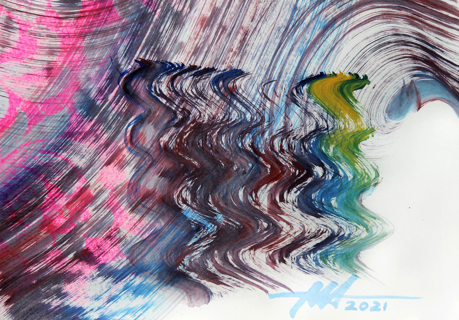 Acrylic painting Dreams of Possibilities Anatoliy Menkiv - 3