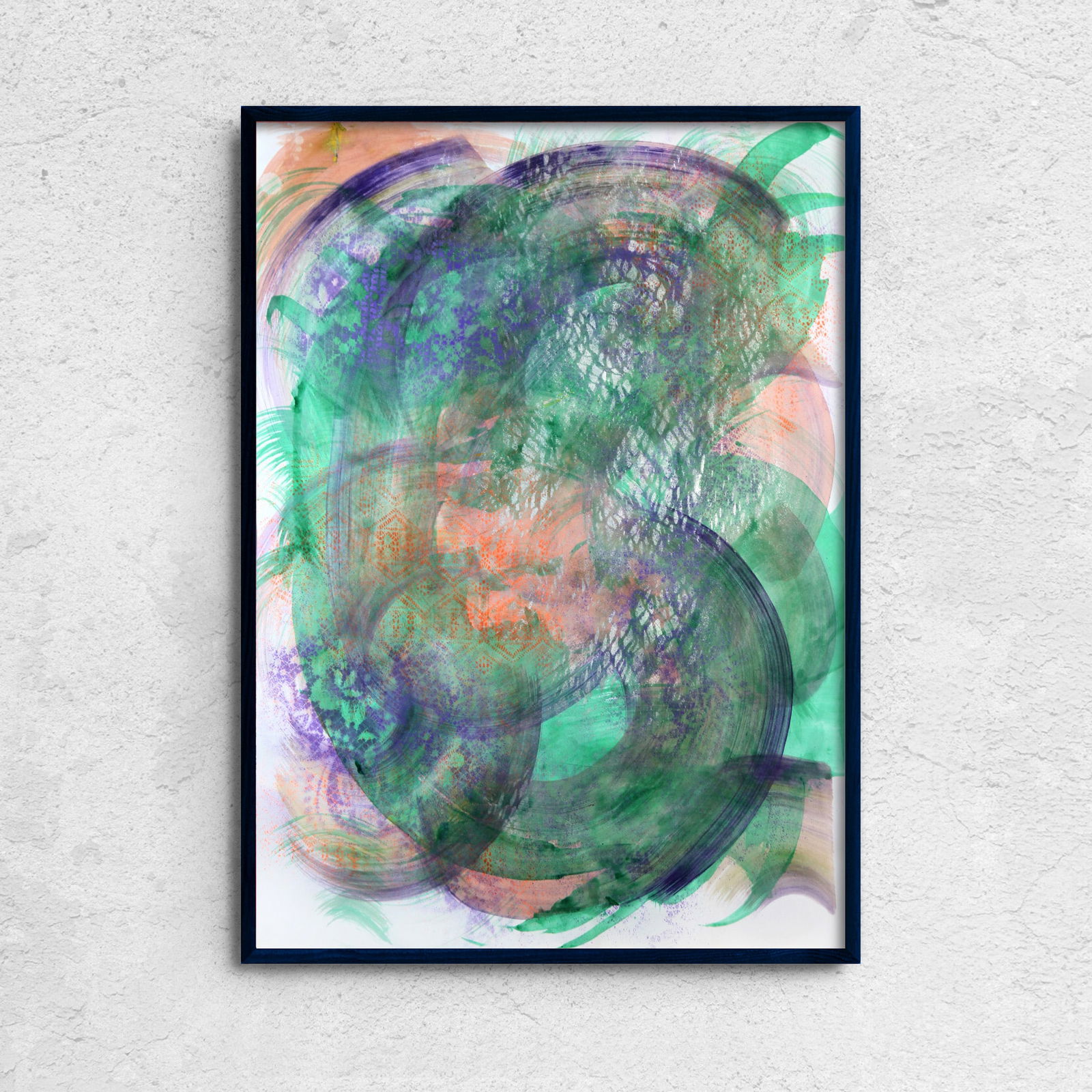 Acrylic painting Lightning Life Anatoliy Menkiv - 2