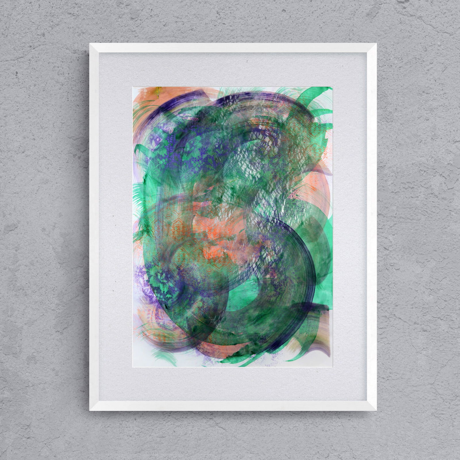 Acrylic painting Lightning Life Anatoliy Menkiv - 3