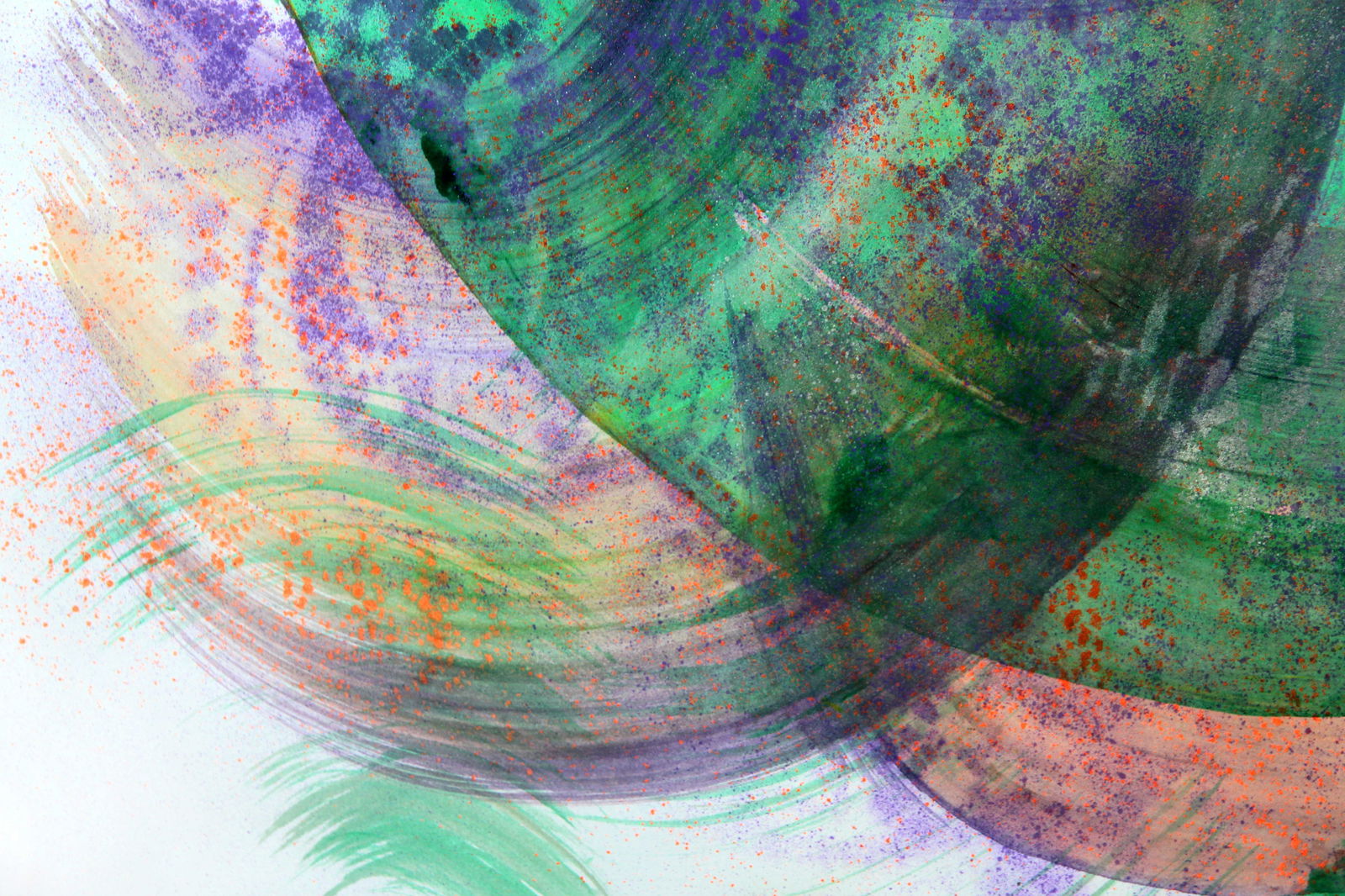 Acrylic painting Lightning Life Anatoliy Menkiv - 6