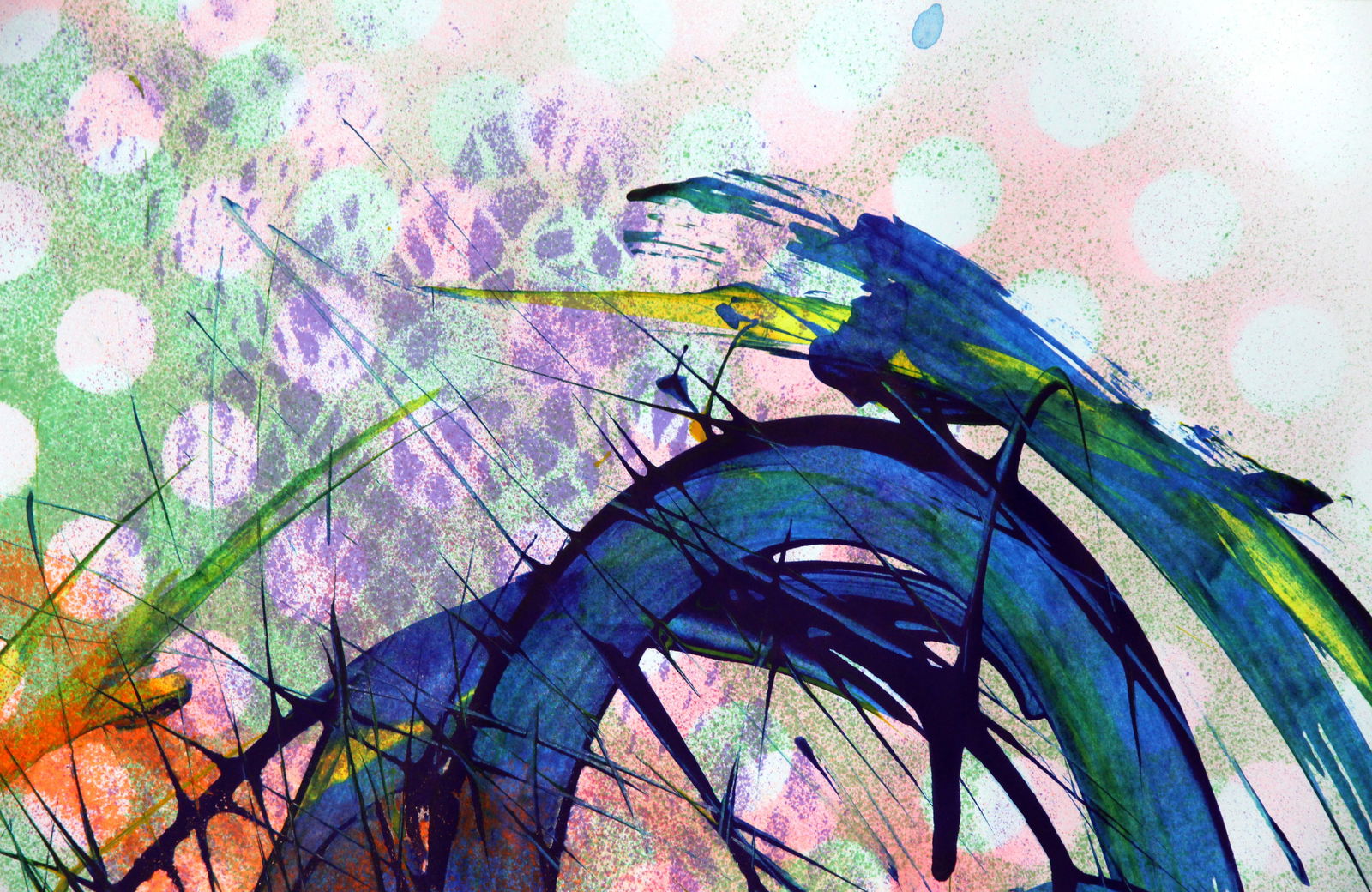 Acrylic painting With ease of movement Anatoliy Menkiv - 3