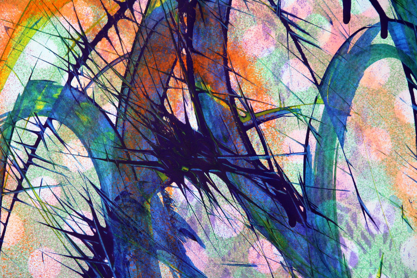 Acrylic painting With ease of movement Anatoliy Menkiv - 4