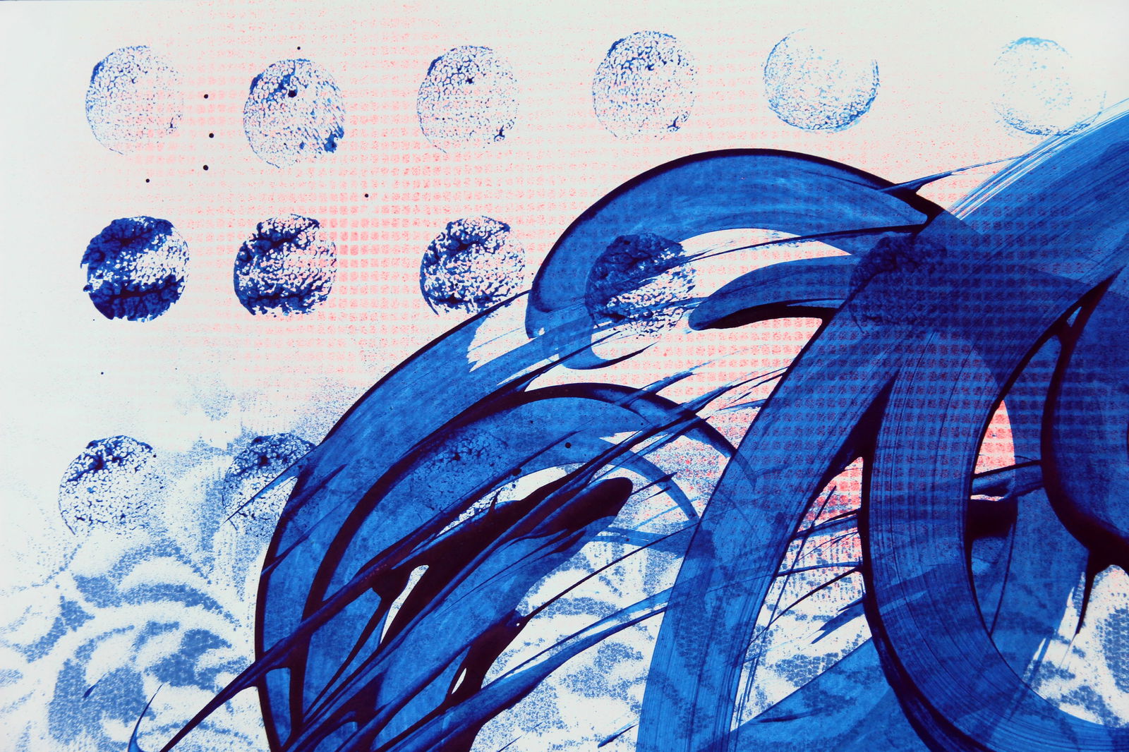 Acrylic painting Water element Anatoliy Menkiv - 5