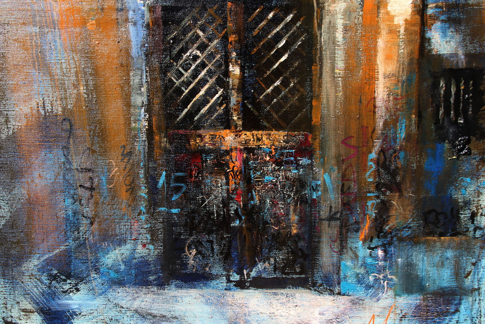 Oil painting Door fifteen Anatoliy Menkiv - 3