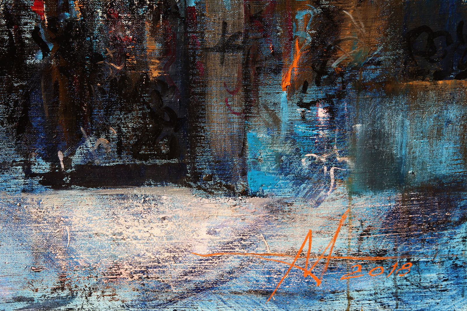 Oil painting Door fifteen Anatoliy Menkiv - 4